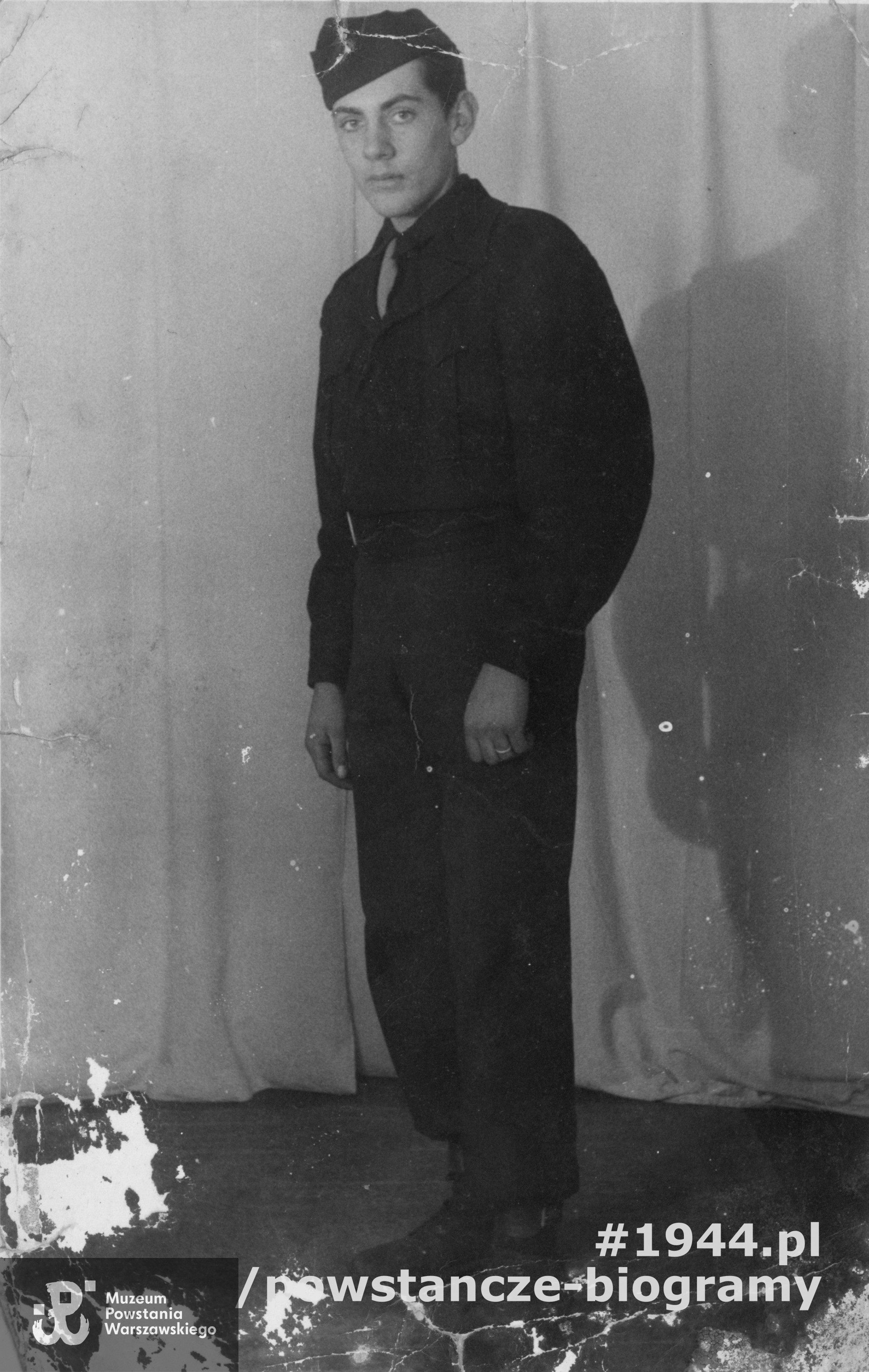 Krzysztof Wojciech Strzelecki ps. "Topór" (1929-2006). Fot. z archiwum rodzinnego żony, p. Stefanii Strzeleckiej, udostępnione dzięki uprzejmości p. Marka Markowskiego, syna chrzestnego.