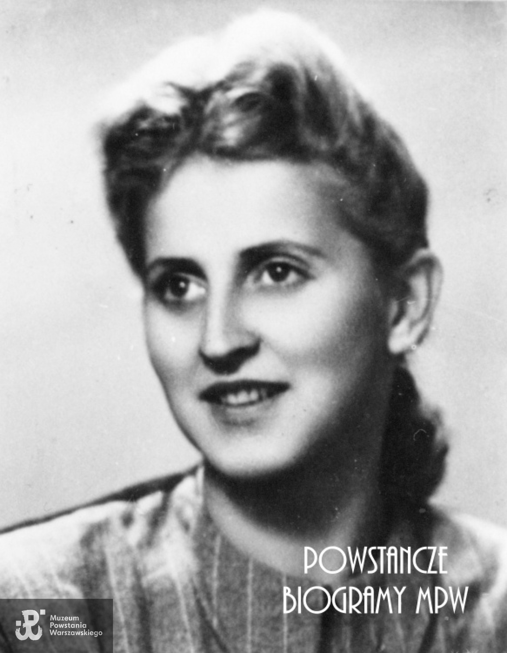 Ligia Zofia Adamska "Kurzawa", "Wojtek" (1927-2000) Fot. ze zbiorów Muzeum Powstania Warszawskiego, sygn. P/3956