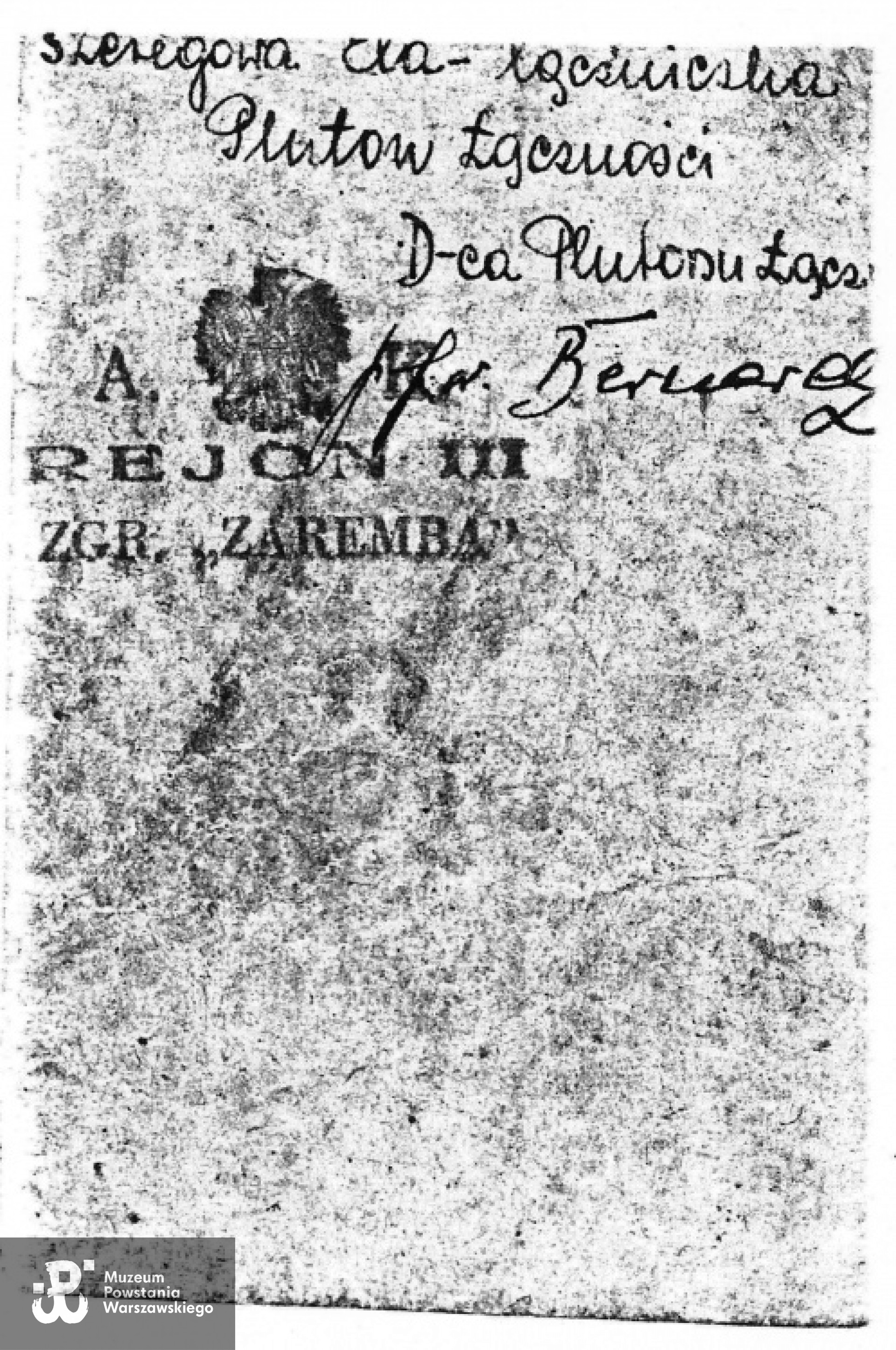 Legitymacja powstańcza