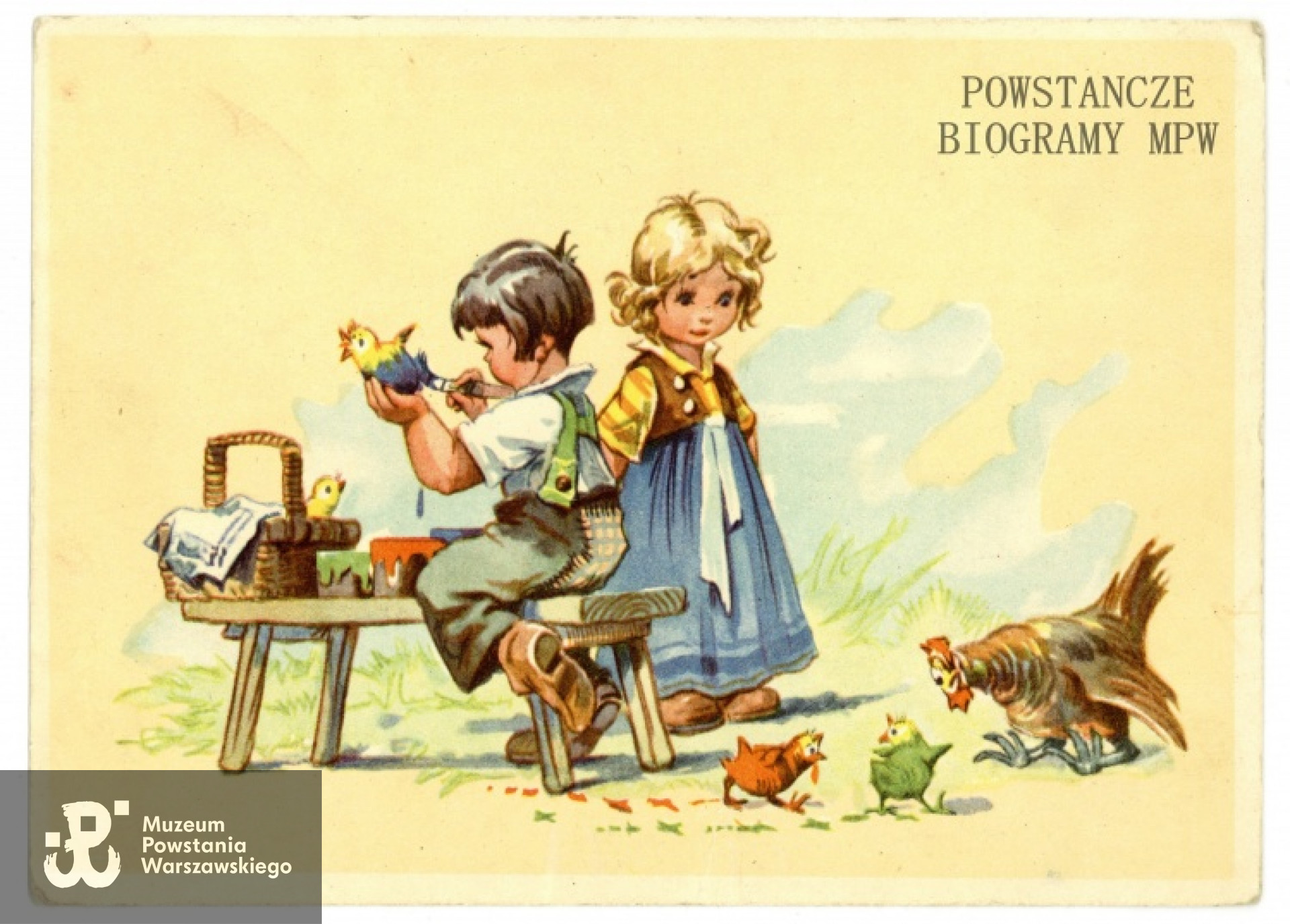 Kartki pocztowe napisane przez Zygmunta Dzieniewicza do Barbary Frankowskiej. Ze zbiorów Muzeum Powstania Warszawskiego, sygn. P/8184