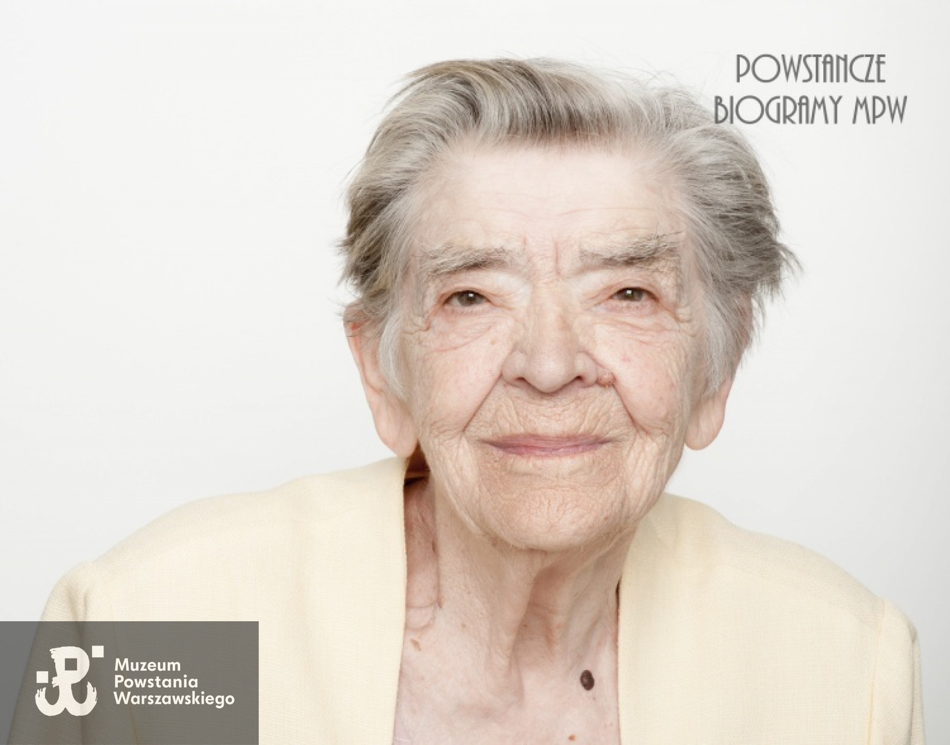 Zdjęcie z serii portretów Powstańców Warszawskich w ramach projektu "1944/70/2014" realizowanego przez grupę WWPHOTO dla uczczenia 70. rocznicy wybuchu Powstania Warszawskiego. Muzeum Powstania Warszawskiego, 22.07-04.08 2013.