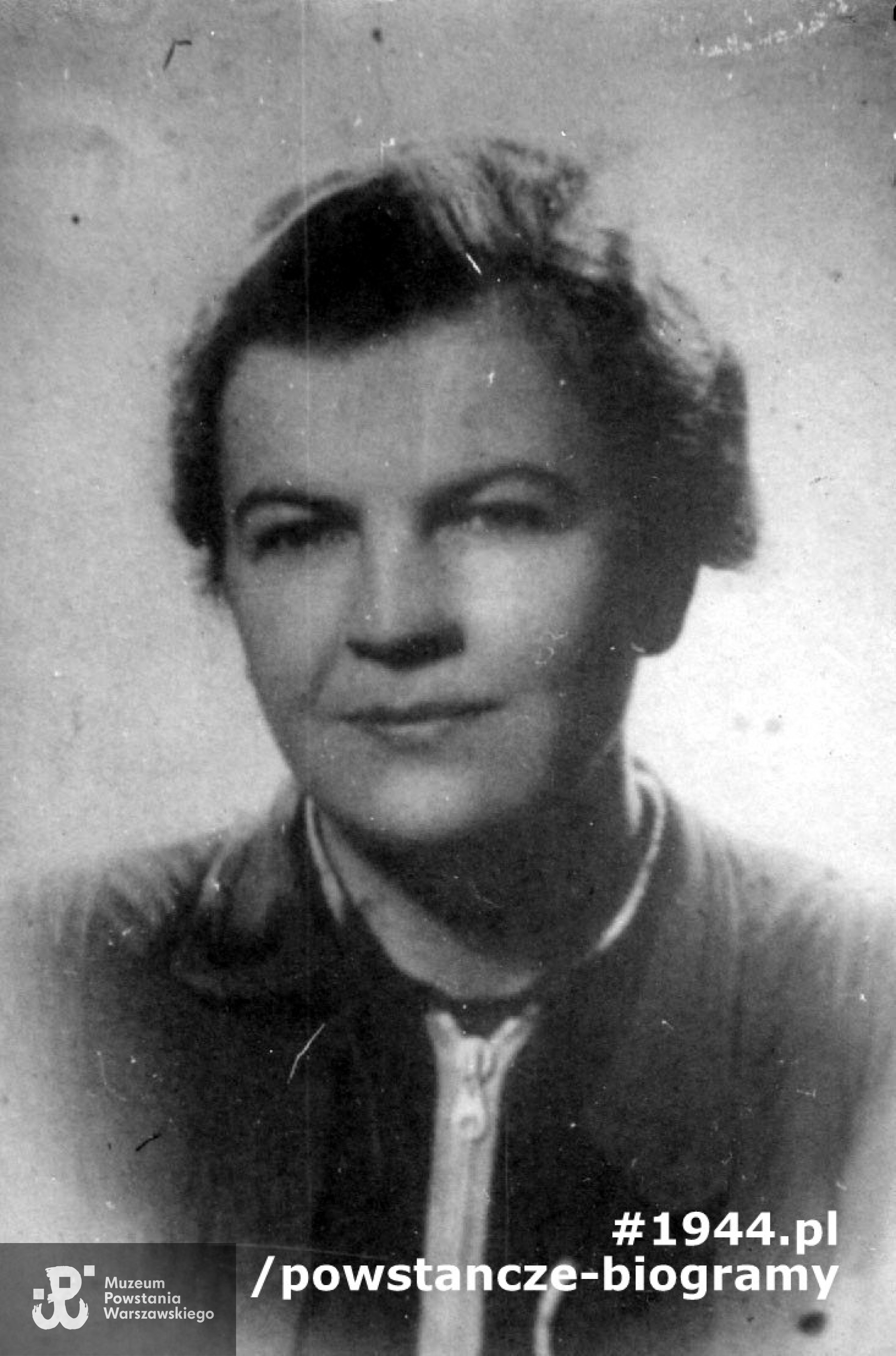 Źródło: Wspomnienie <i> Antonina Irrek (1914-1952), ppor AK, sanitariuszka w Powstaniu Warszawskim</i>. Udostępnił o. Jan Fibek OFMCap 