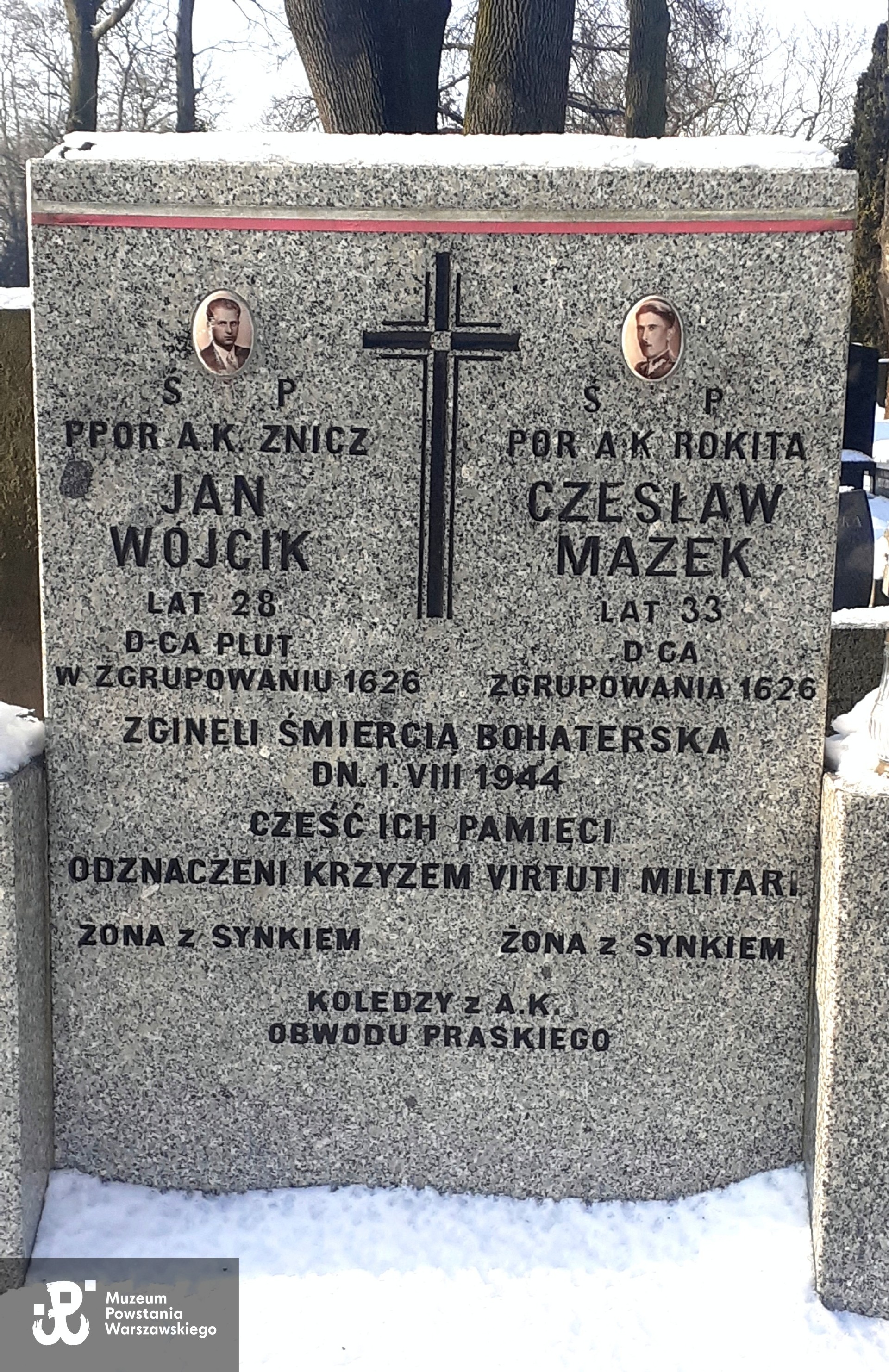  Cmentarz Bródnowski - kwatera 43 B, rząd 1, grób 30. Fot. udostępnił Leszek Jaworski