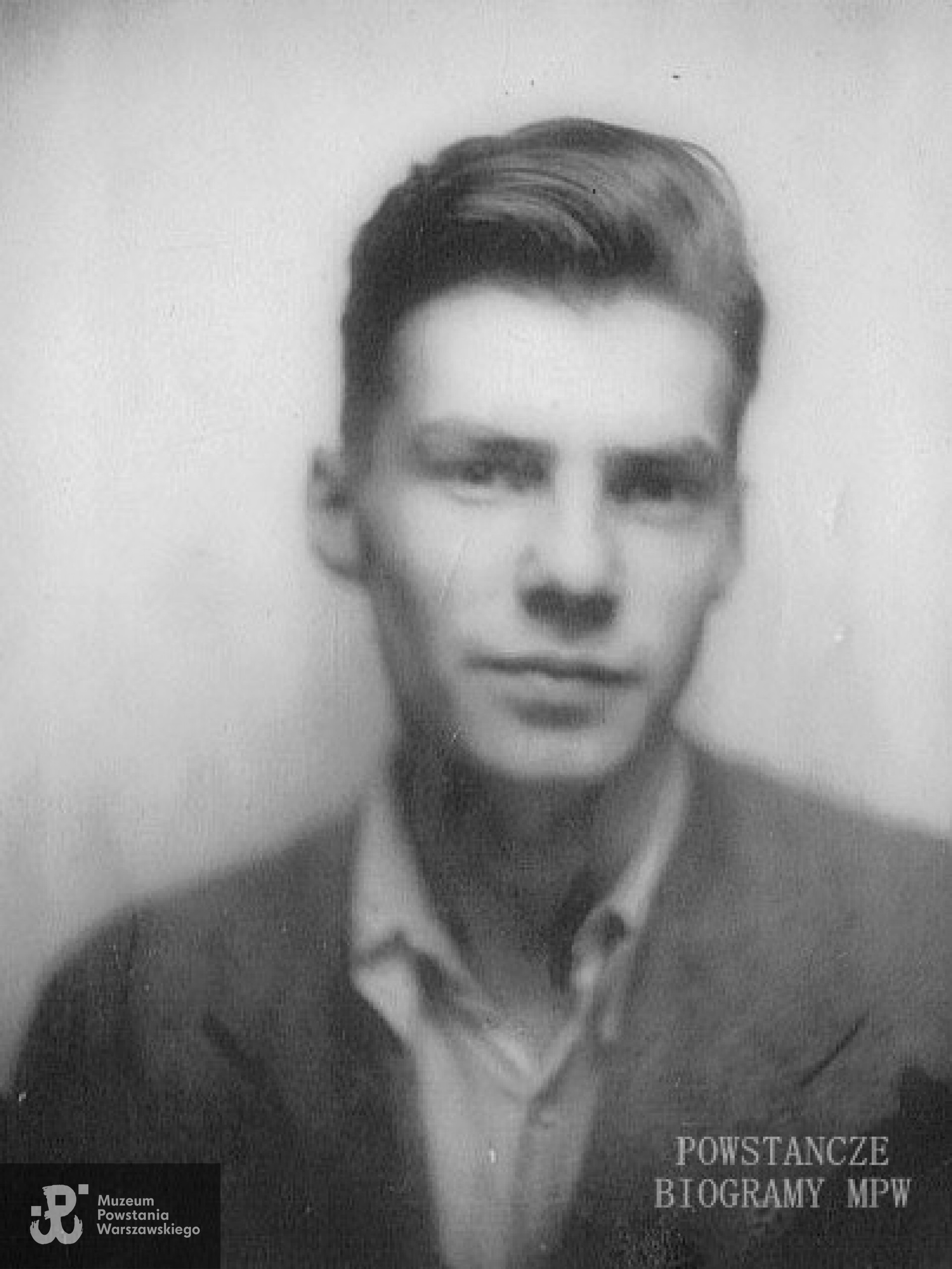 Stefan vel. Bronisław Wiśniewski ps. "Mucha" Fot. z archiwum rodzinnego Michała Jandy