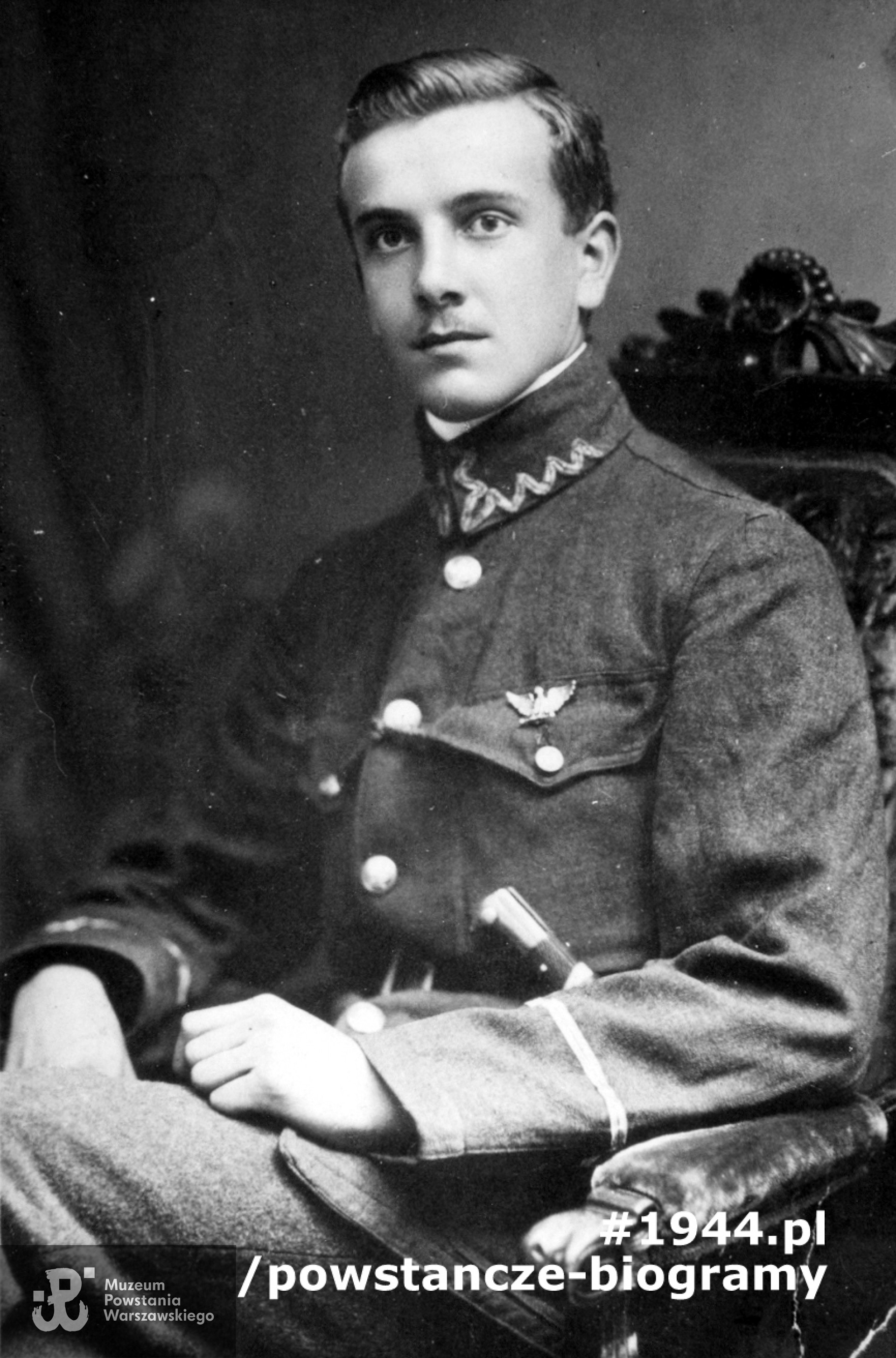 Seweryn Waldemar Skowroński ps. "Anatol". Zdjęcie z lat 1918-1921. Fot. ze zbiorów Muzeum Powstania Warszawskiego, sygn. P/7008 – batalion „Miotła”