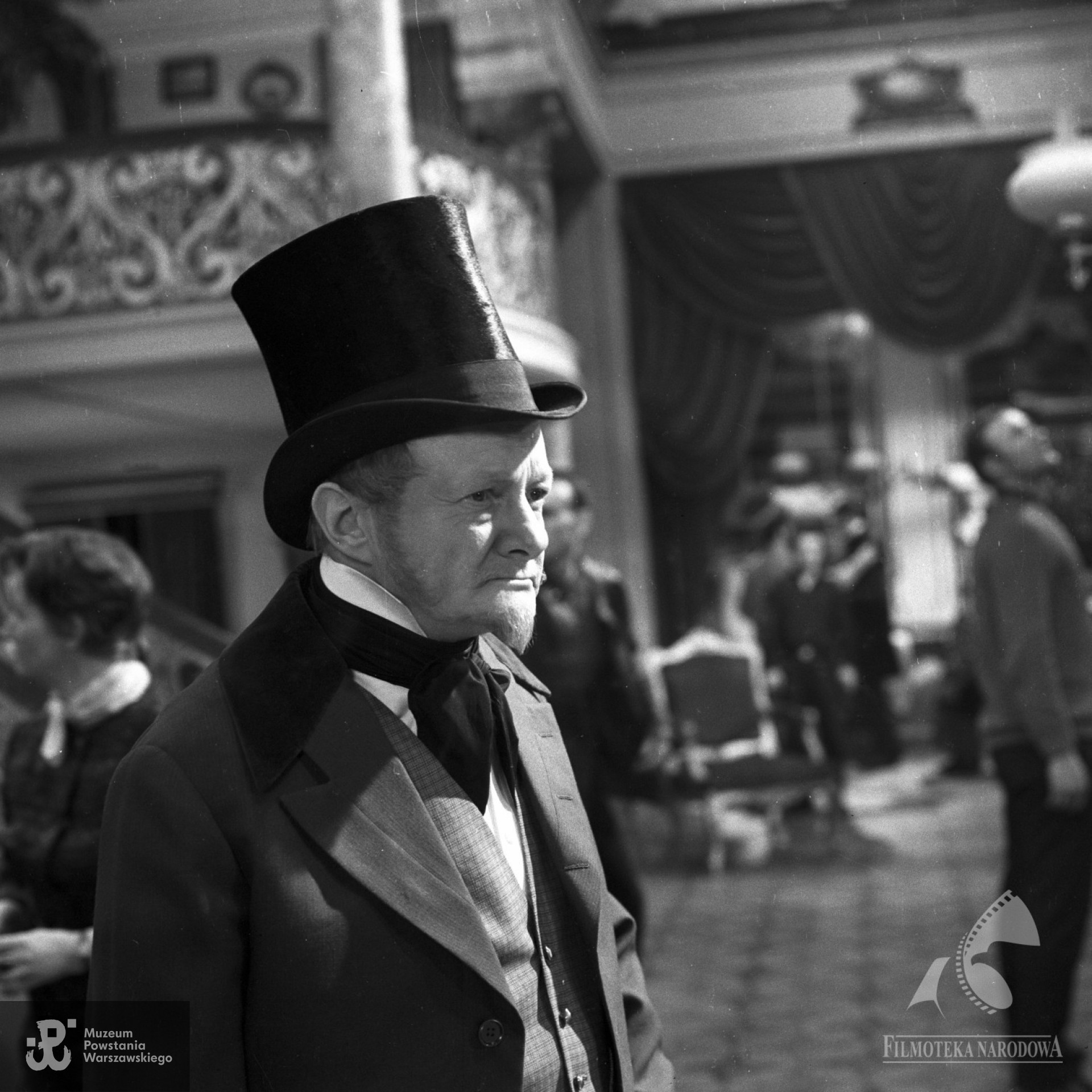 W roli Rzeckiego w "Lalce" w reż. Wojciecha Jerzego Hasa. Fot. ze zbiorów Filmoteki Narodowej - Instytut  Audiowizualny (FINA)