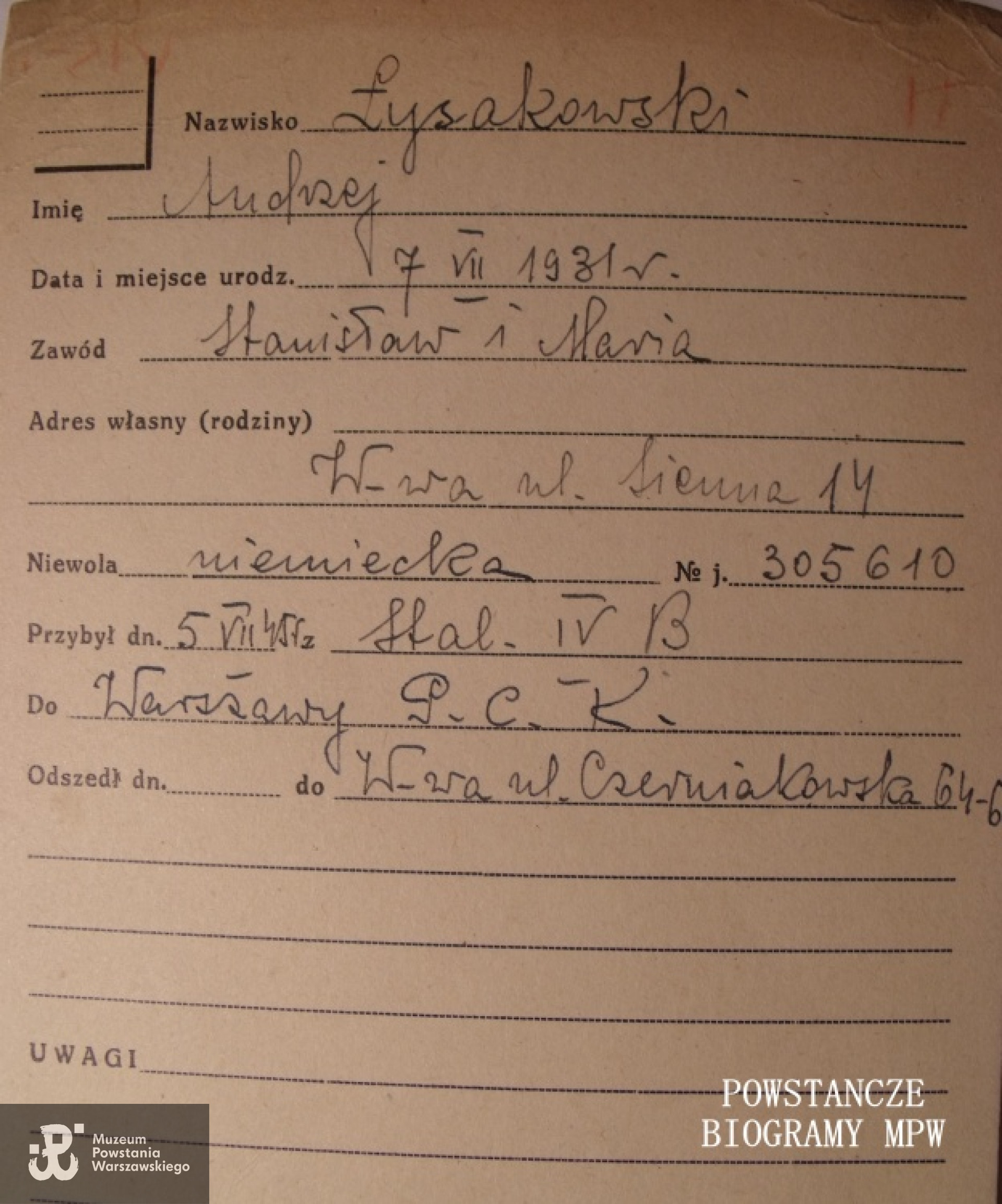 Ze zbiorów Polskiego Czerwonego Krzyża