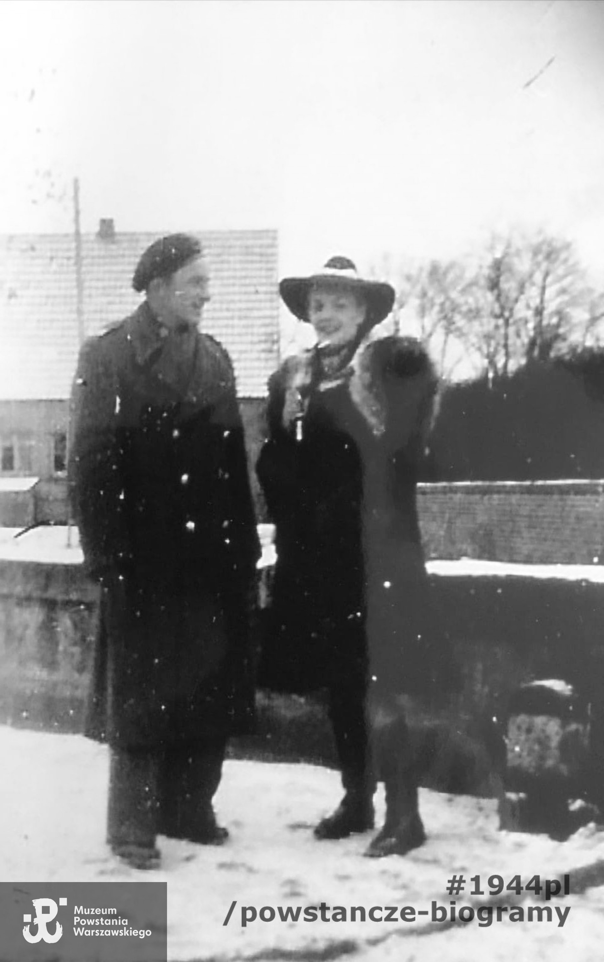 Krystyna Paprocka i Ryszard Woźniak. Skan udostępnił p. Artur Świtalski