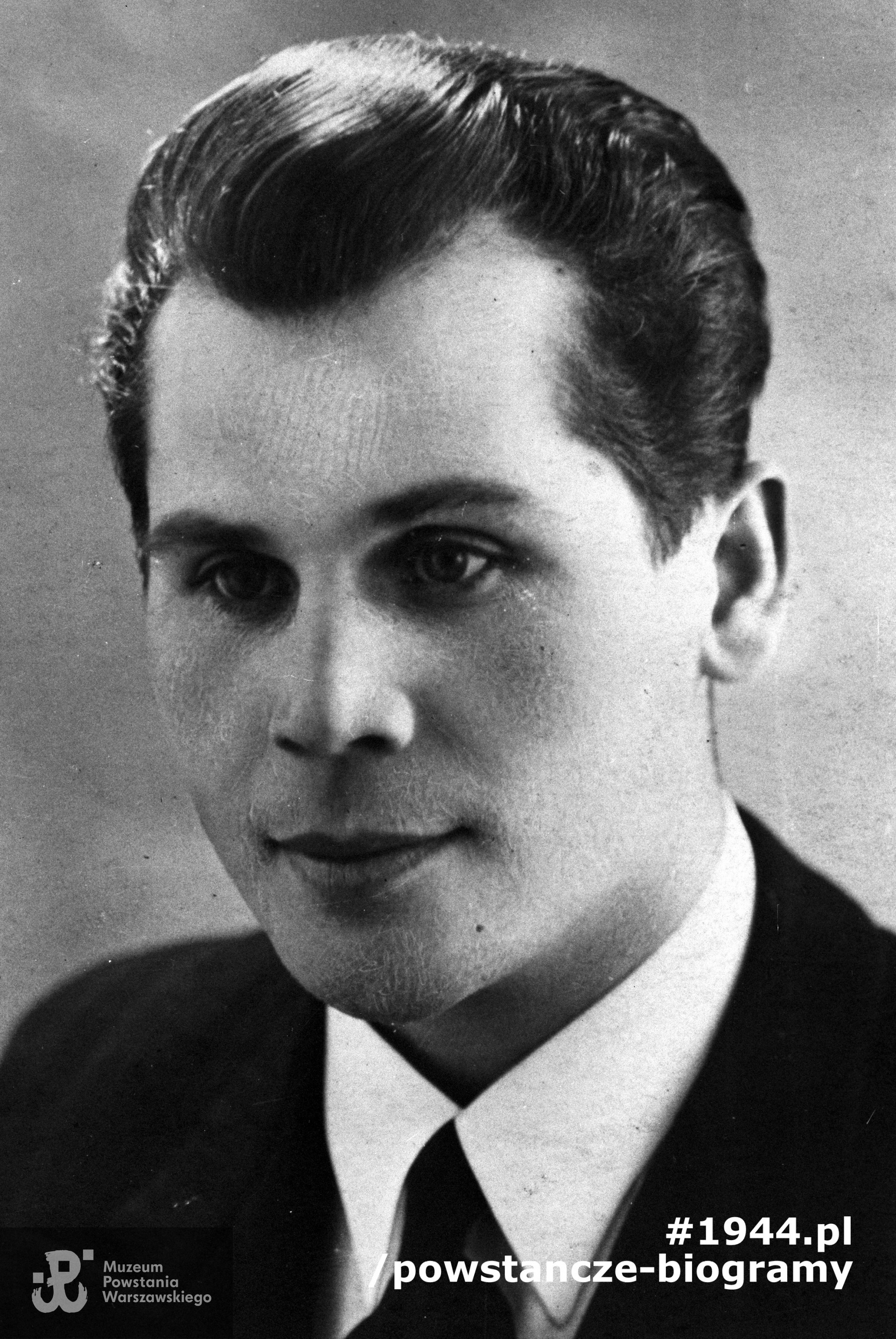 Zenobiusz Popkowicz-Popko (1910-1944). Fot.  ze zbiorów Muzeum Powstania Warszawskiego - batalion "Zośka"