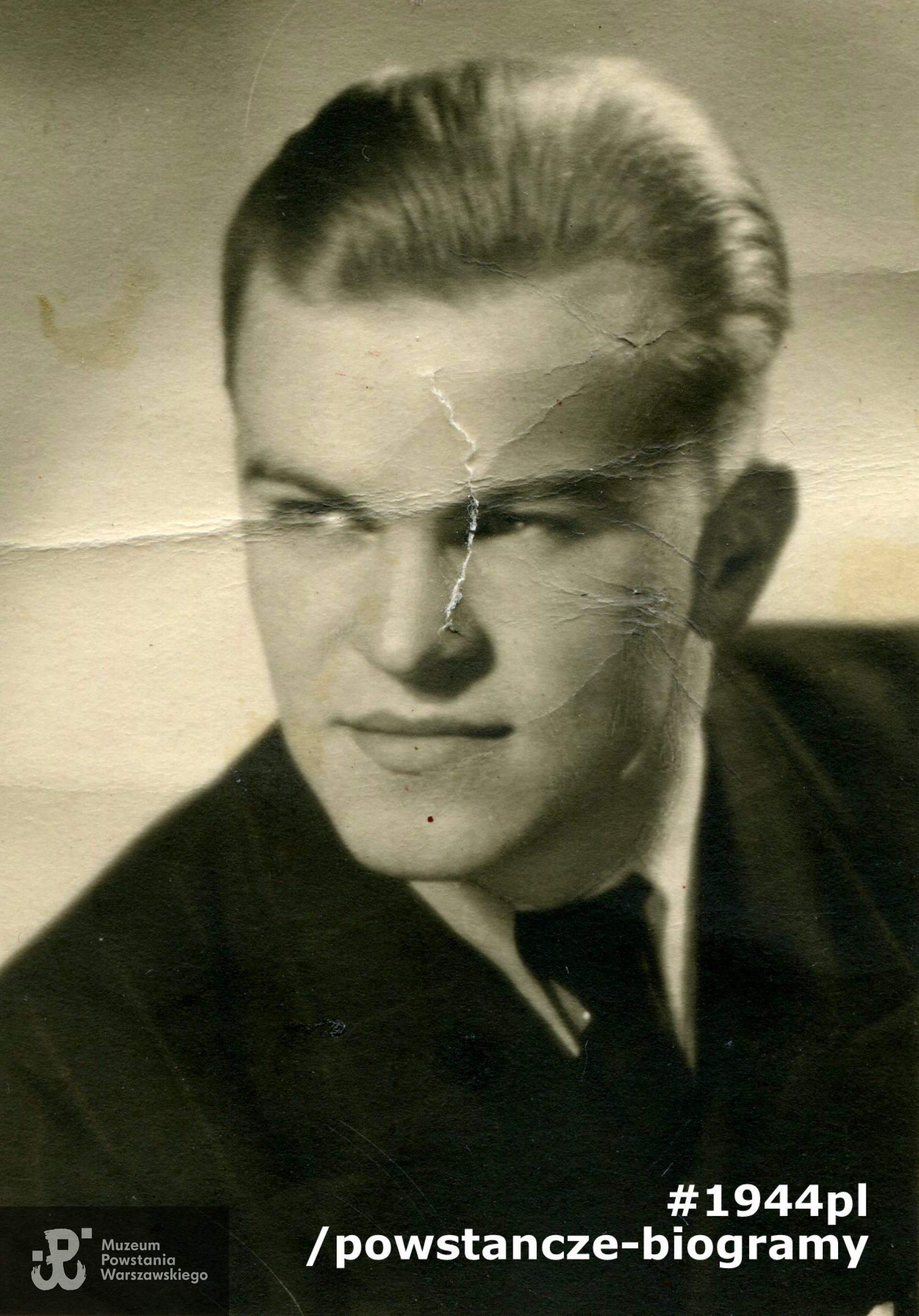 ppor. Leona Jasnoch "Leon", "Święcki" (1920-1944). Fot.  z archiwum prywatnego udostępniła p. Danuta Kaczyńska.