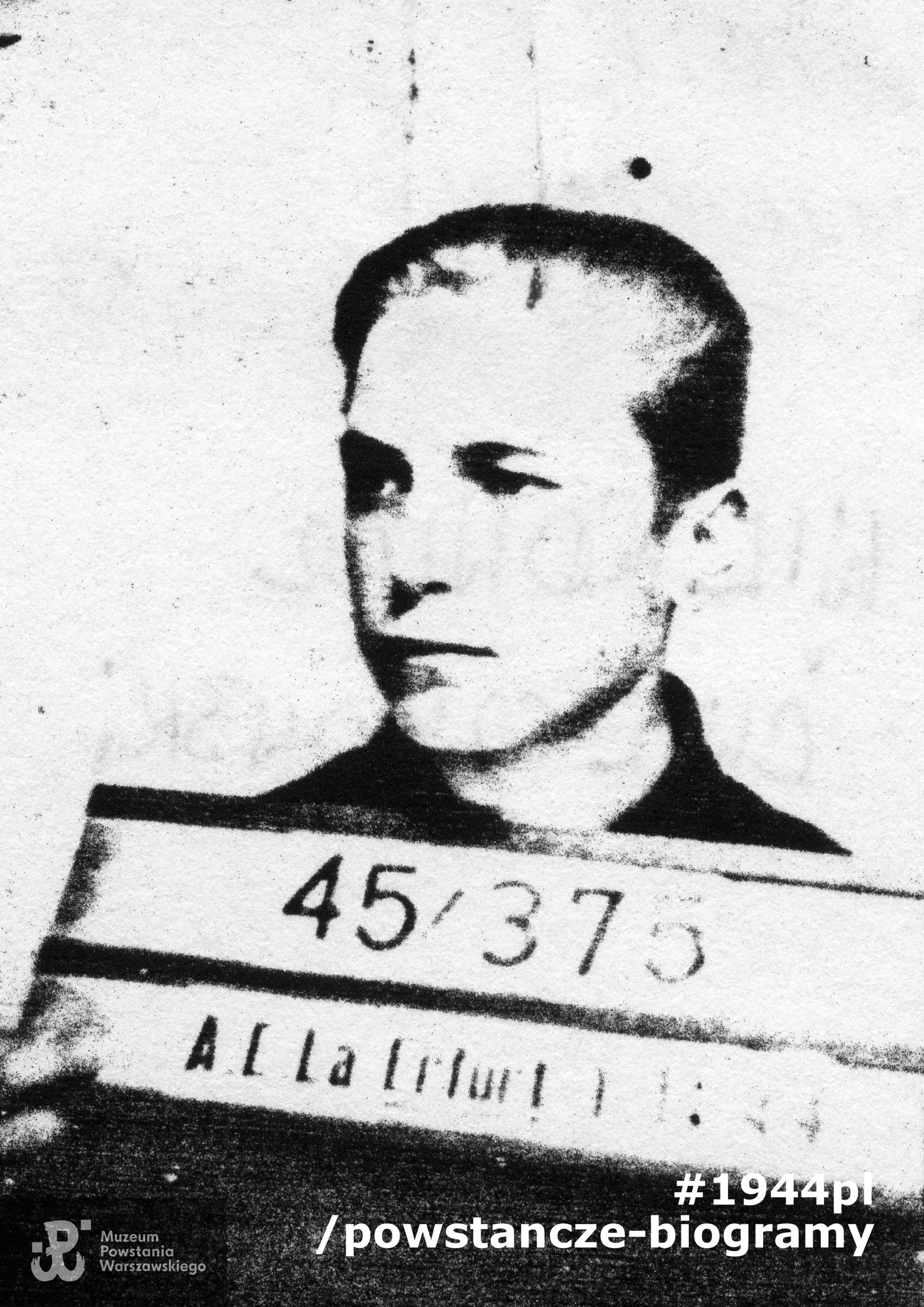 Piotr Wilnowicz-Ćwieczkowski "Łoś". Fot. ze zbiorów Muzeum Powstania Warszawskiego - zbiór WIEPW