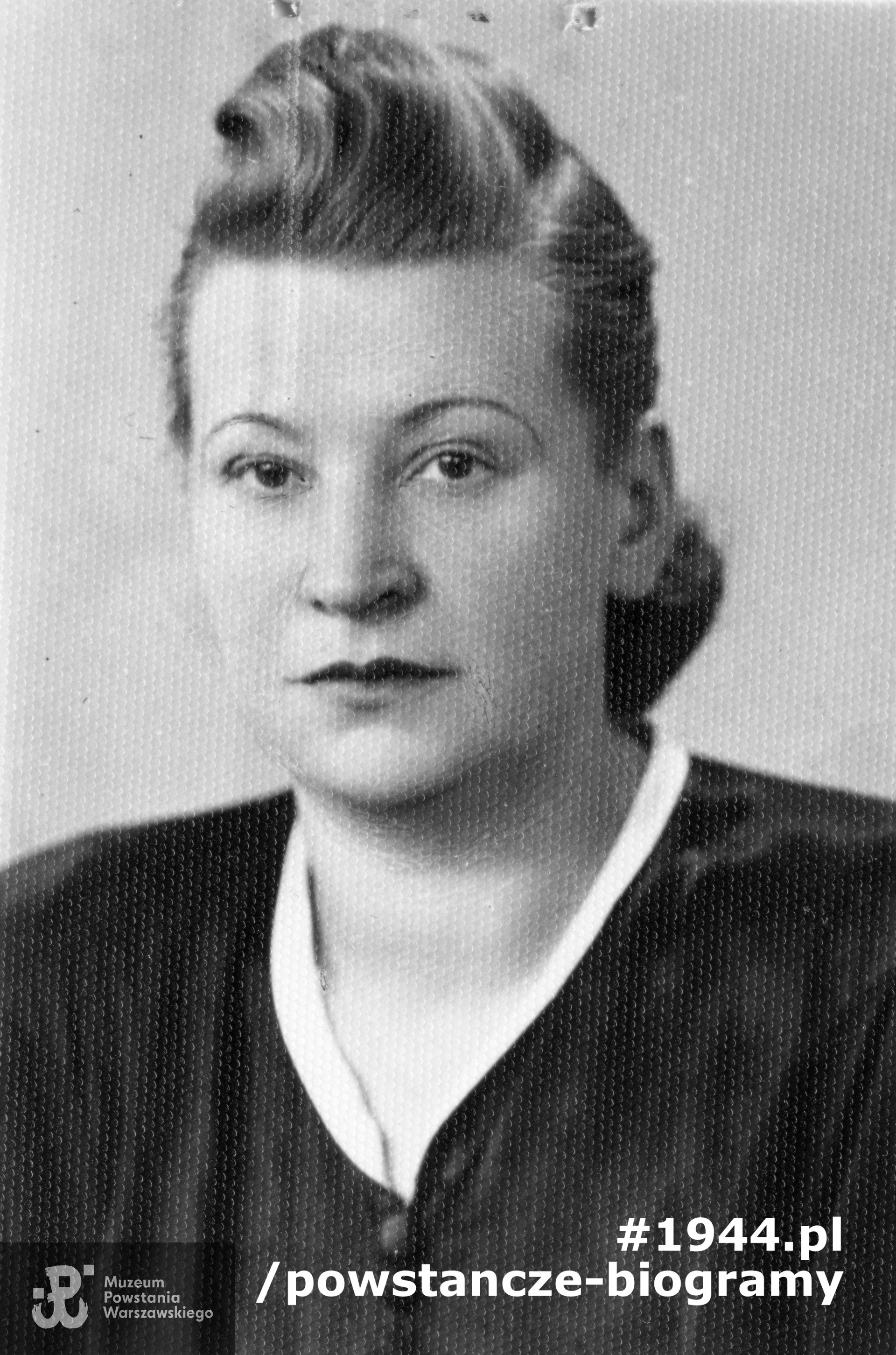 łącz. Janina Mękarska. Fot. ze zbiorów Muzeum Powstania Warszawskiego, sygn. MPW-IP/5588