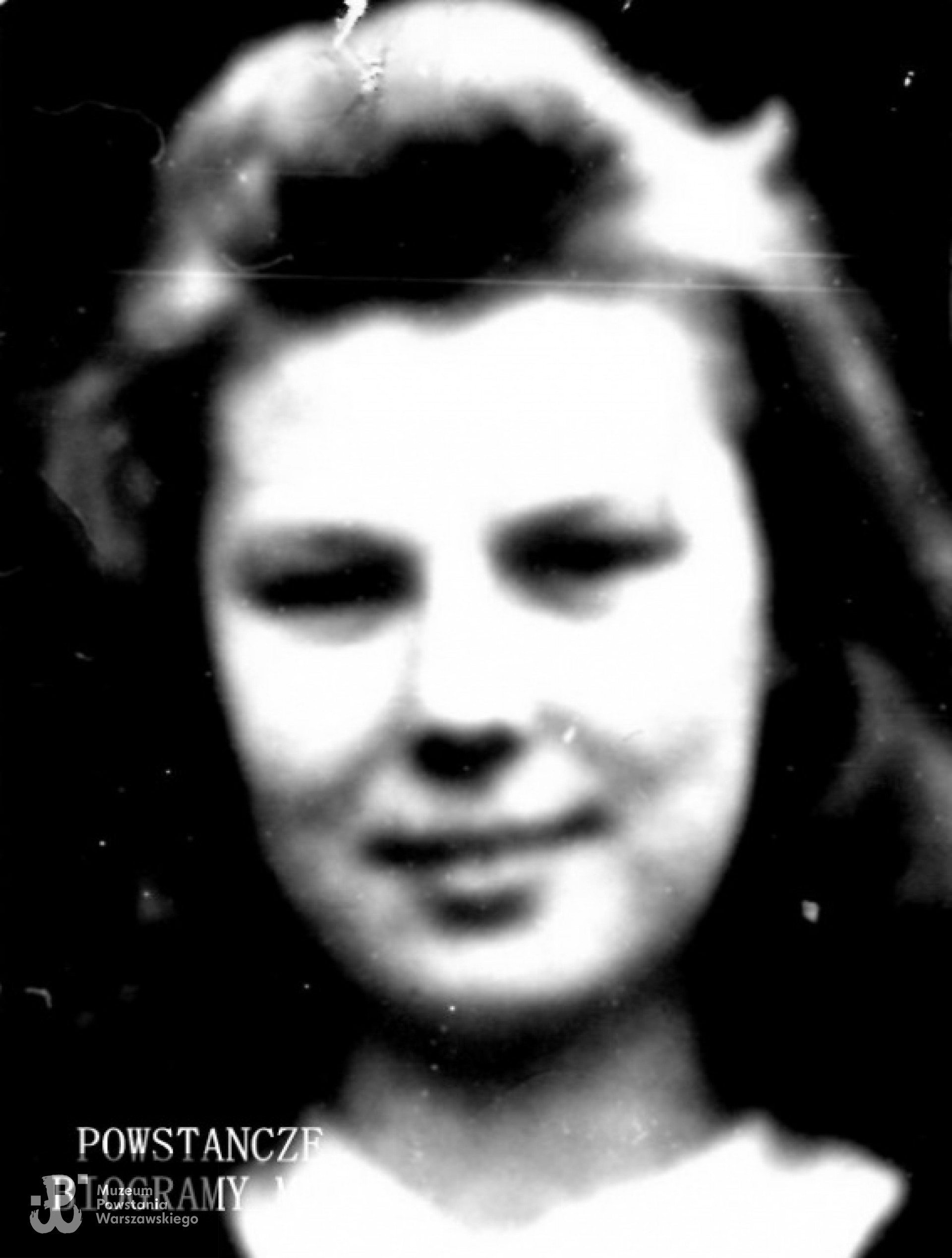 Sanitariuszka  Zofia Grajber "Sierpień" (1925-1944) Fot. ze zbiorów rodzinnych