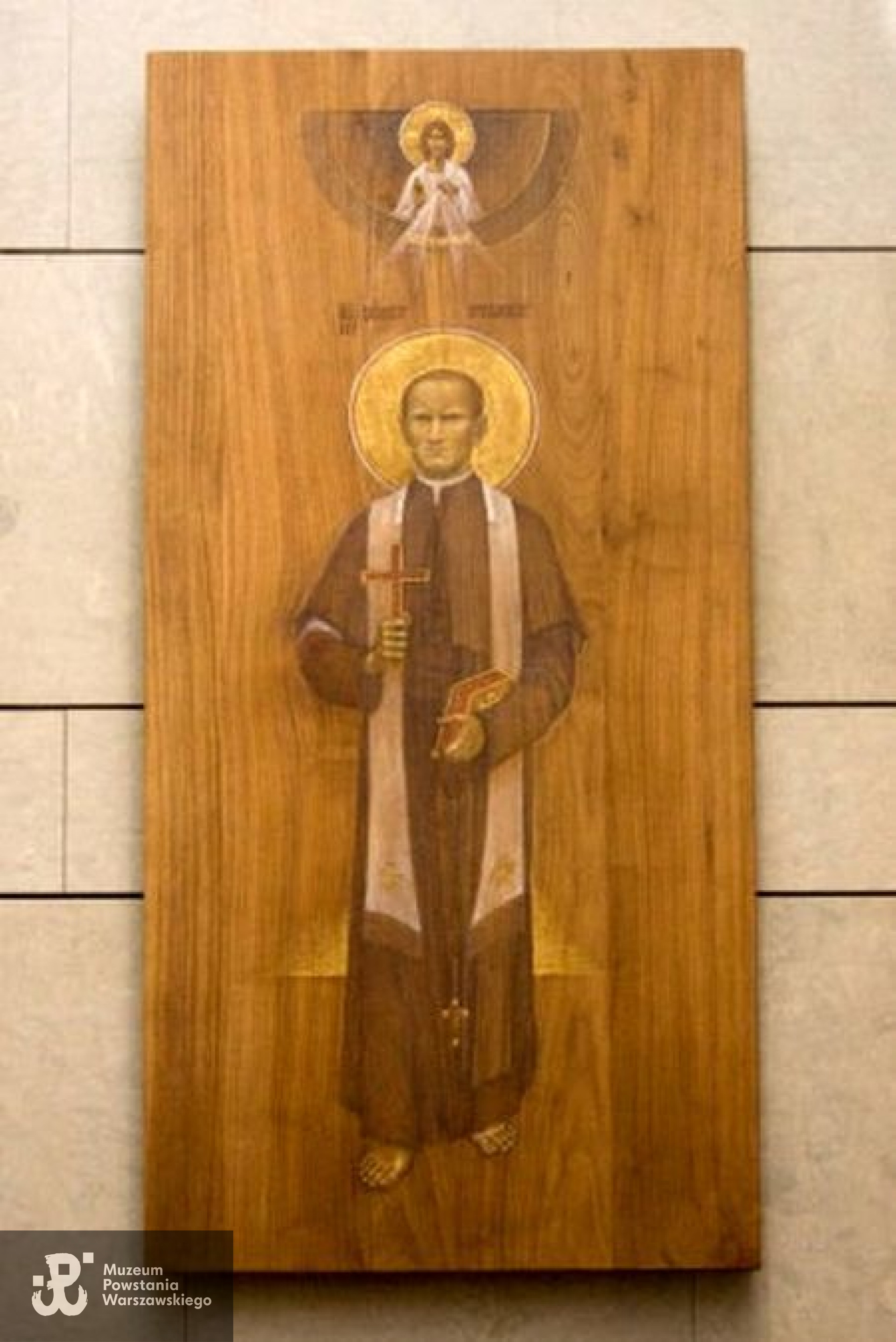 Obraz z kaplicy Muzeum Powstania Warszawskiego autorstwa Mateusza Środonia. Fot. MPW