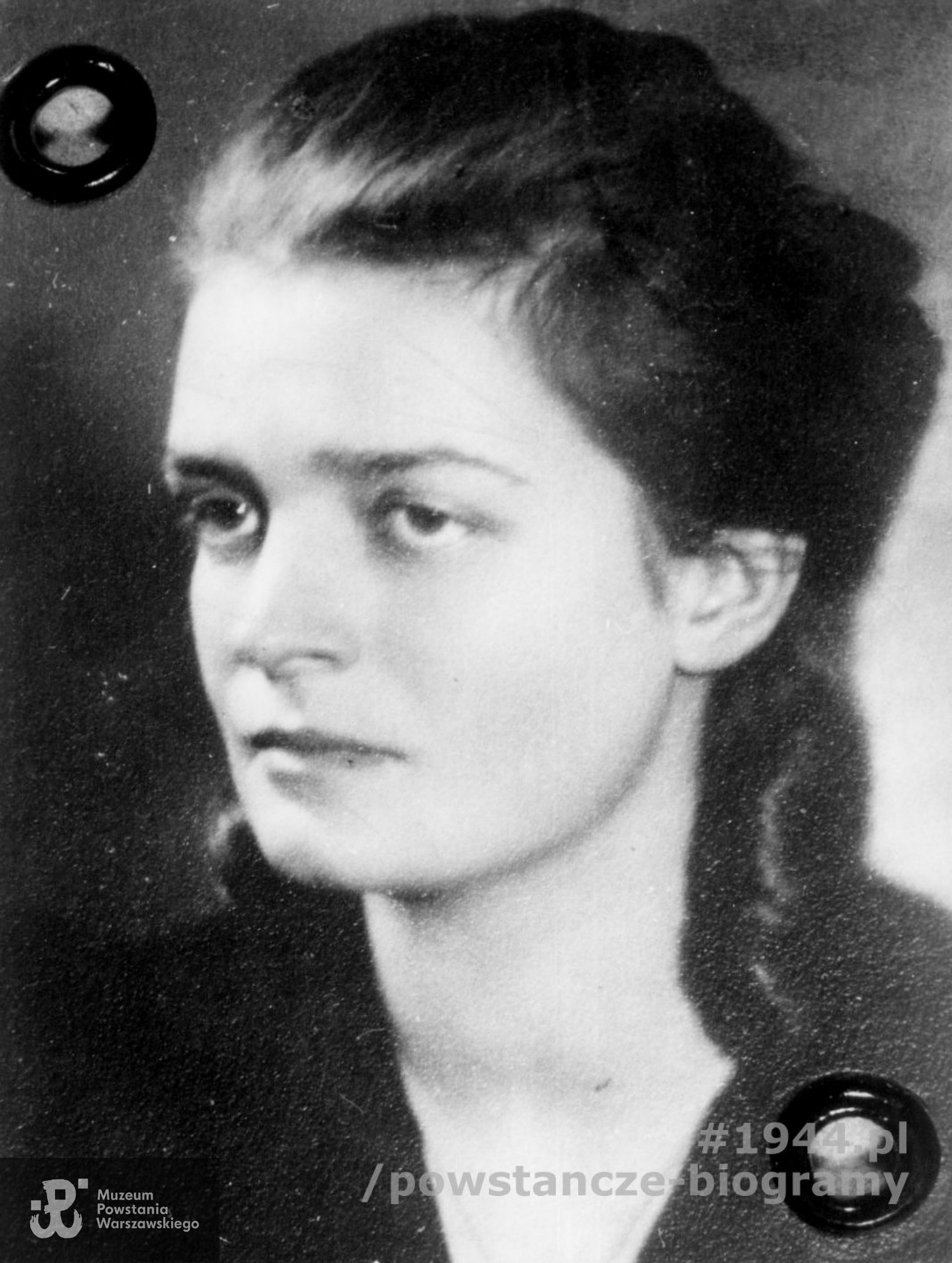 ppor. Łucja Hermes ps. "Ela". Fot. udostępniła p. Krystyna Zaniewska