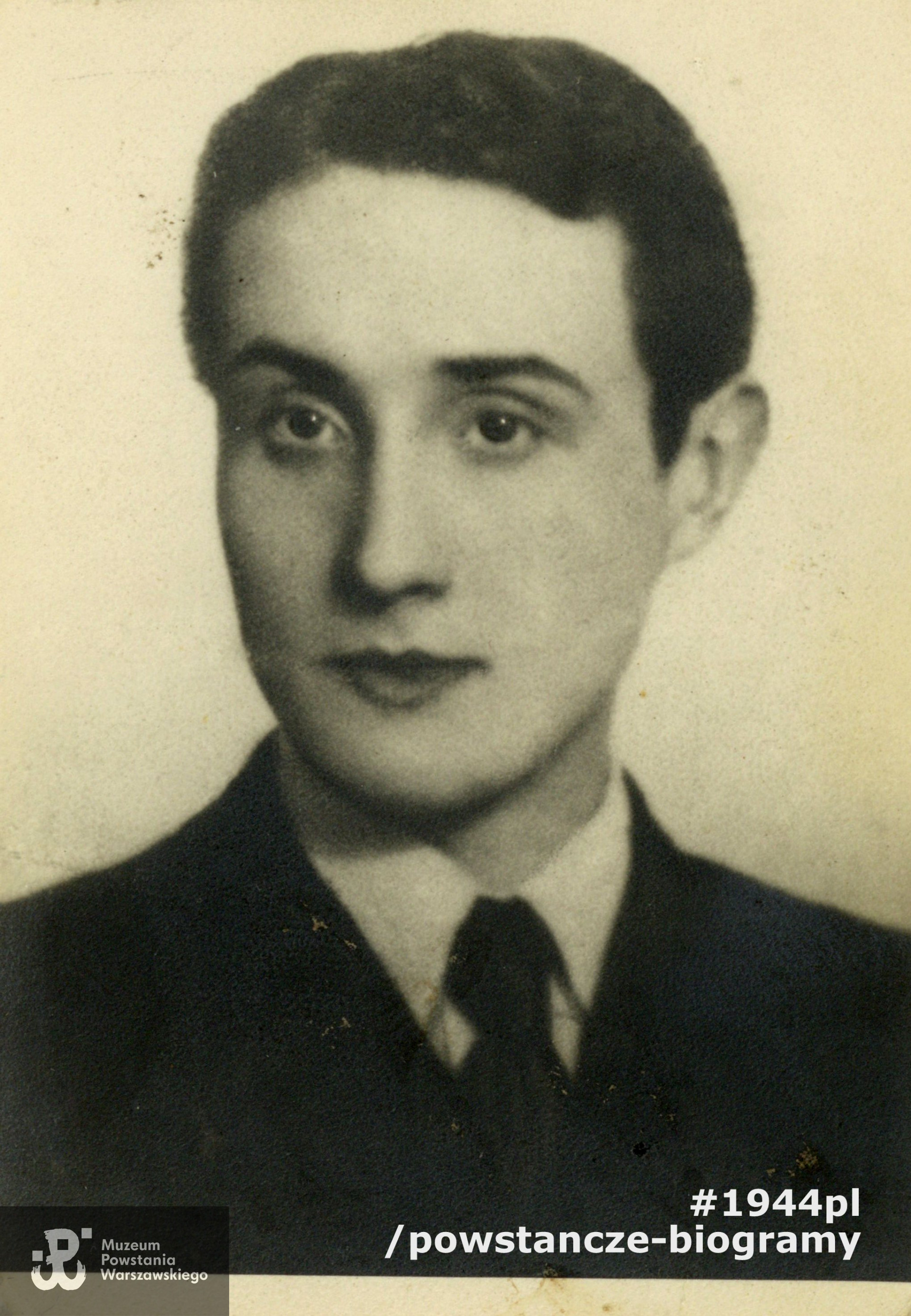 kpr. Alojzy Barański "Ryś" (1914-1983). Fot. z archiwum rodzinnego p. Lowisy Lermer, obecnie w zbiorach Muzeum Powstania Warszawskiego 