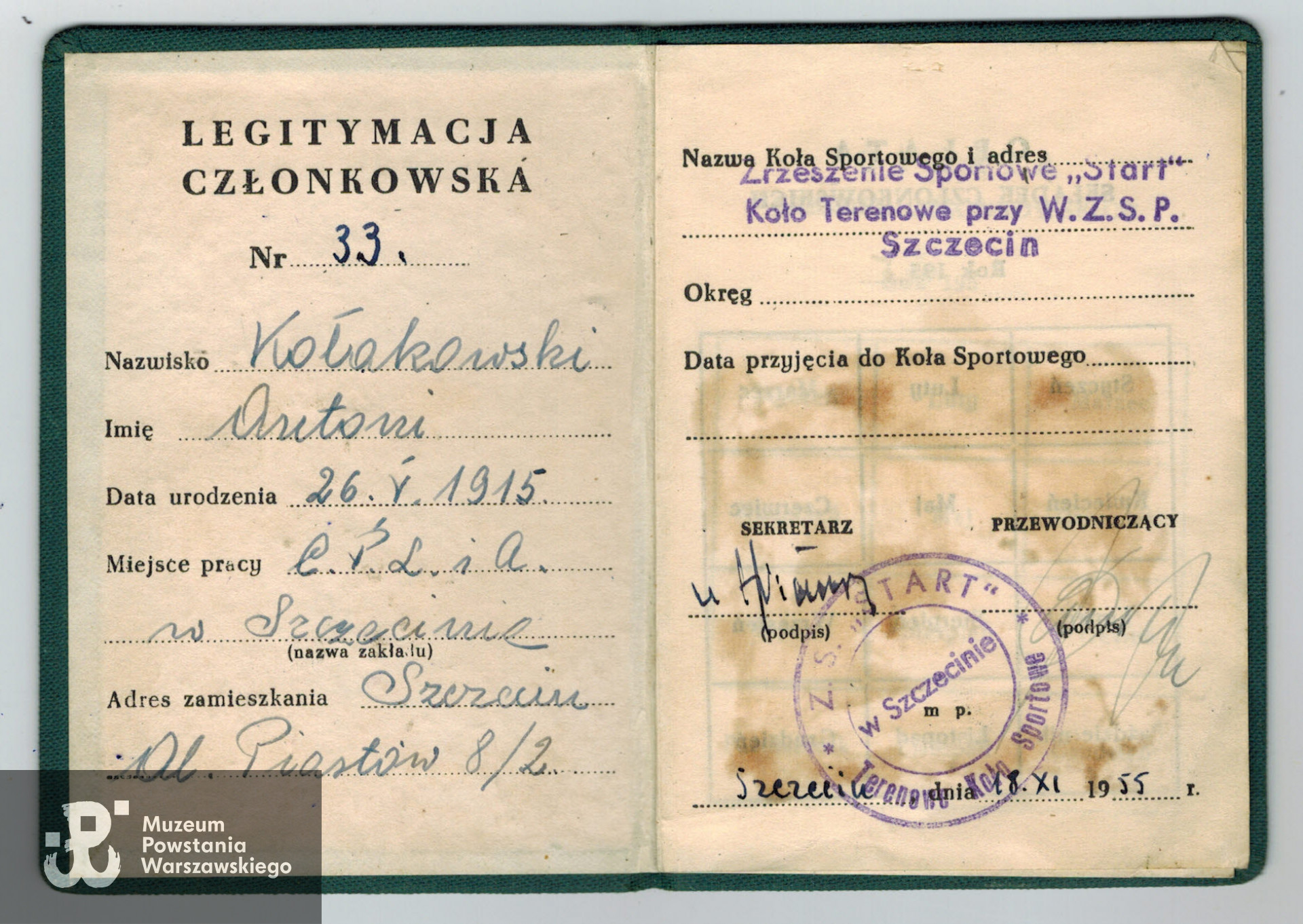 Fot. z archiwum rodzinnego Igora Niewiadomskiego