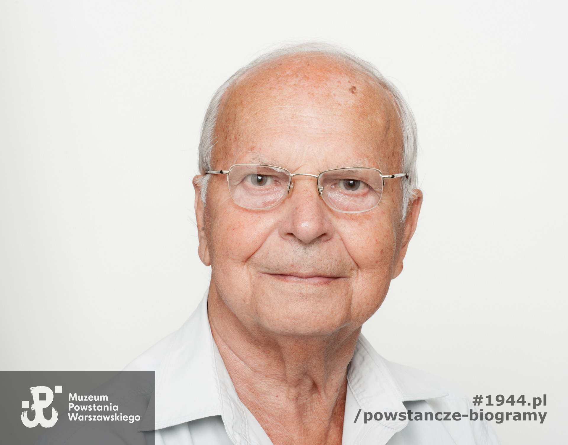 Zdjęcie z serii portretów Powstańców Warszawskich wykonanych w ramach projektu "1944/70/2014" realizowanego przez grupę WWPHOTO dla uczczenia 70. rocznicy wybuchu Powstania Warszawskiego. Muzeum Powstania Warszawskiego, 22.07-04.08 2013.