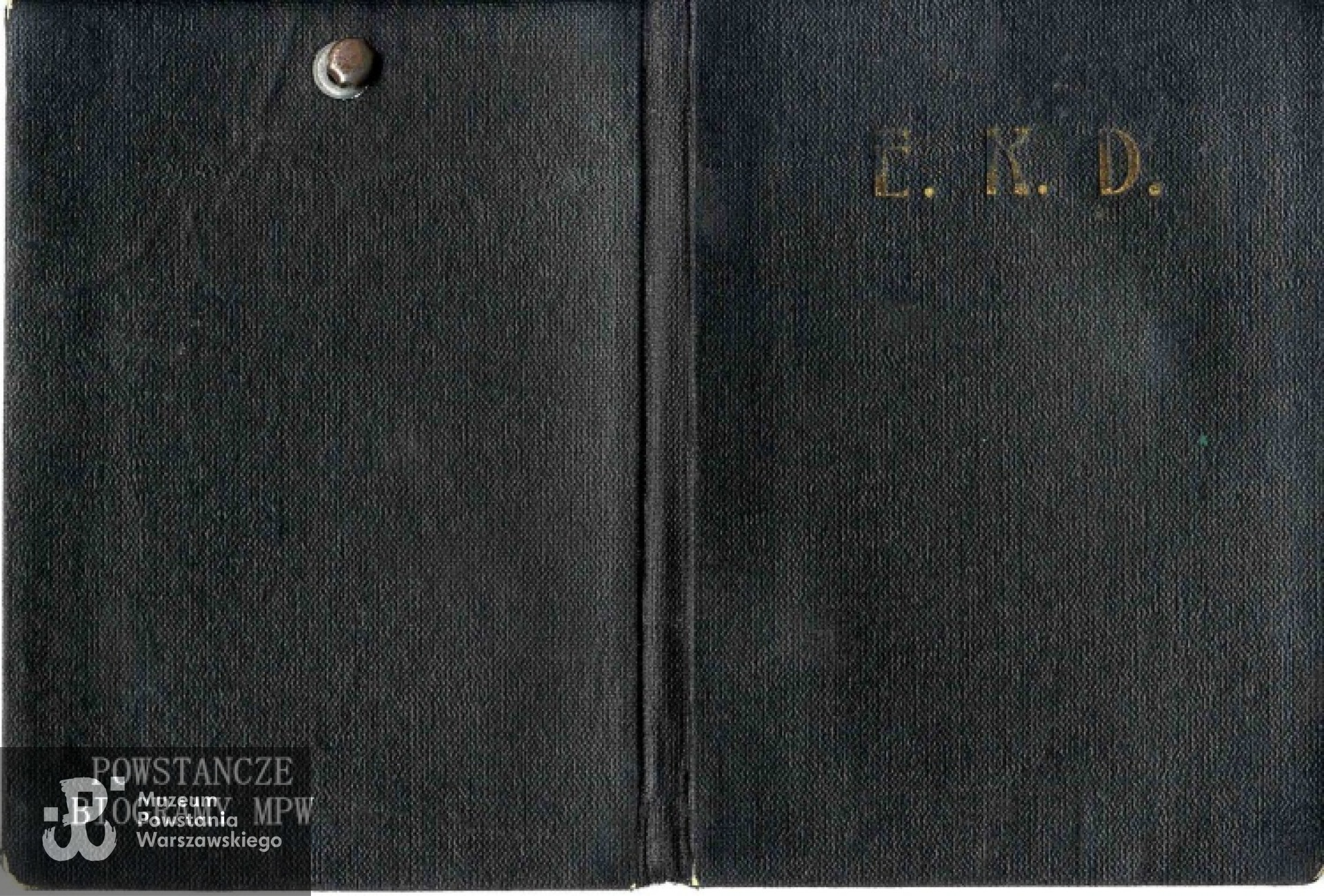 Legitymacja uprawniająca do przejazdów EKD. Zbiory Muzeum Powstania Warszawskiego