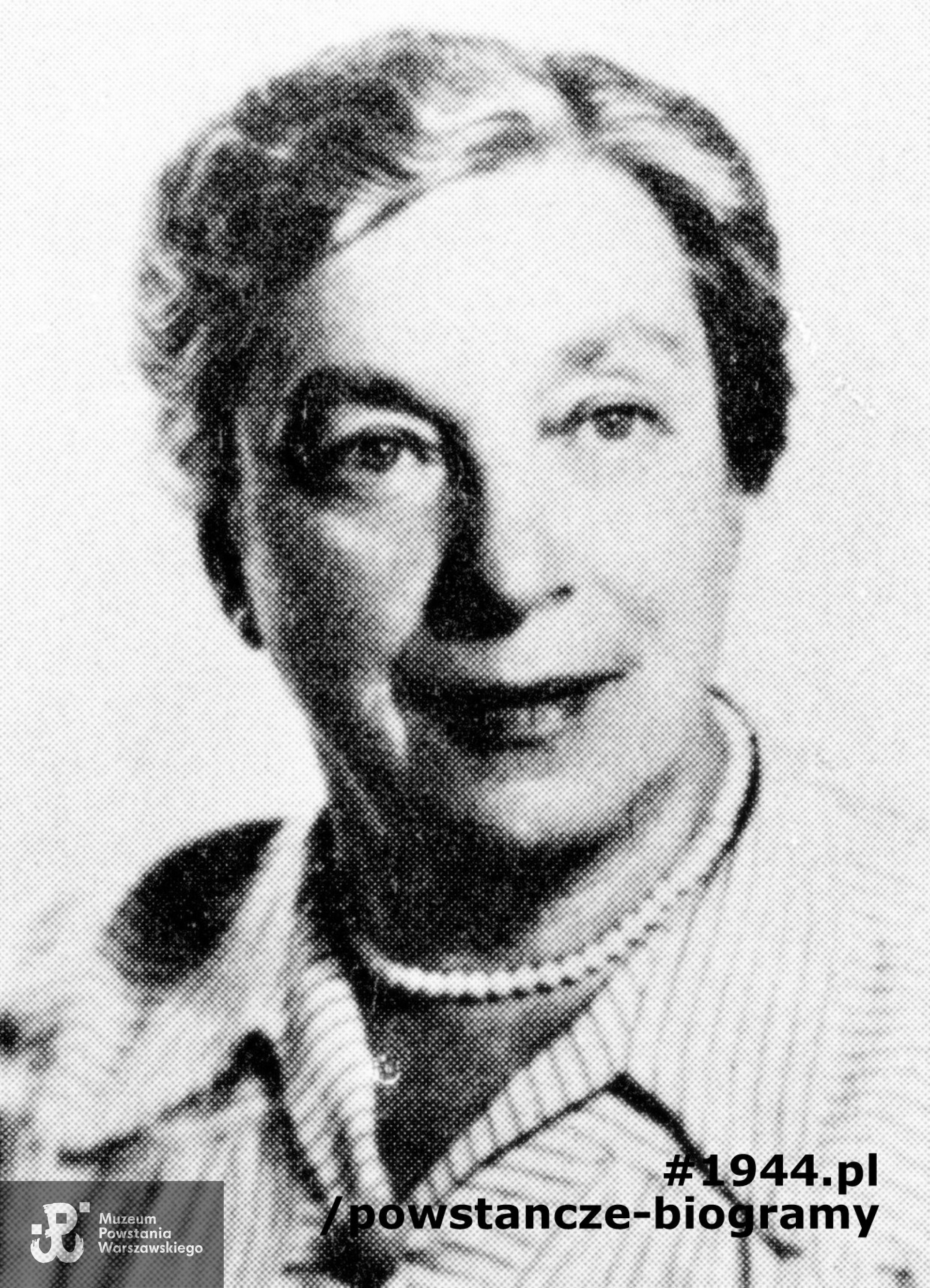 st. sierż. Zofia Czerska "Sawa" (1892-1967). Fot. „Żołnierze łączności walczącej Warszawy”