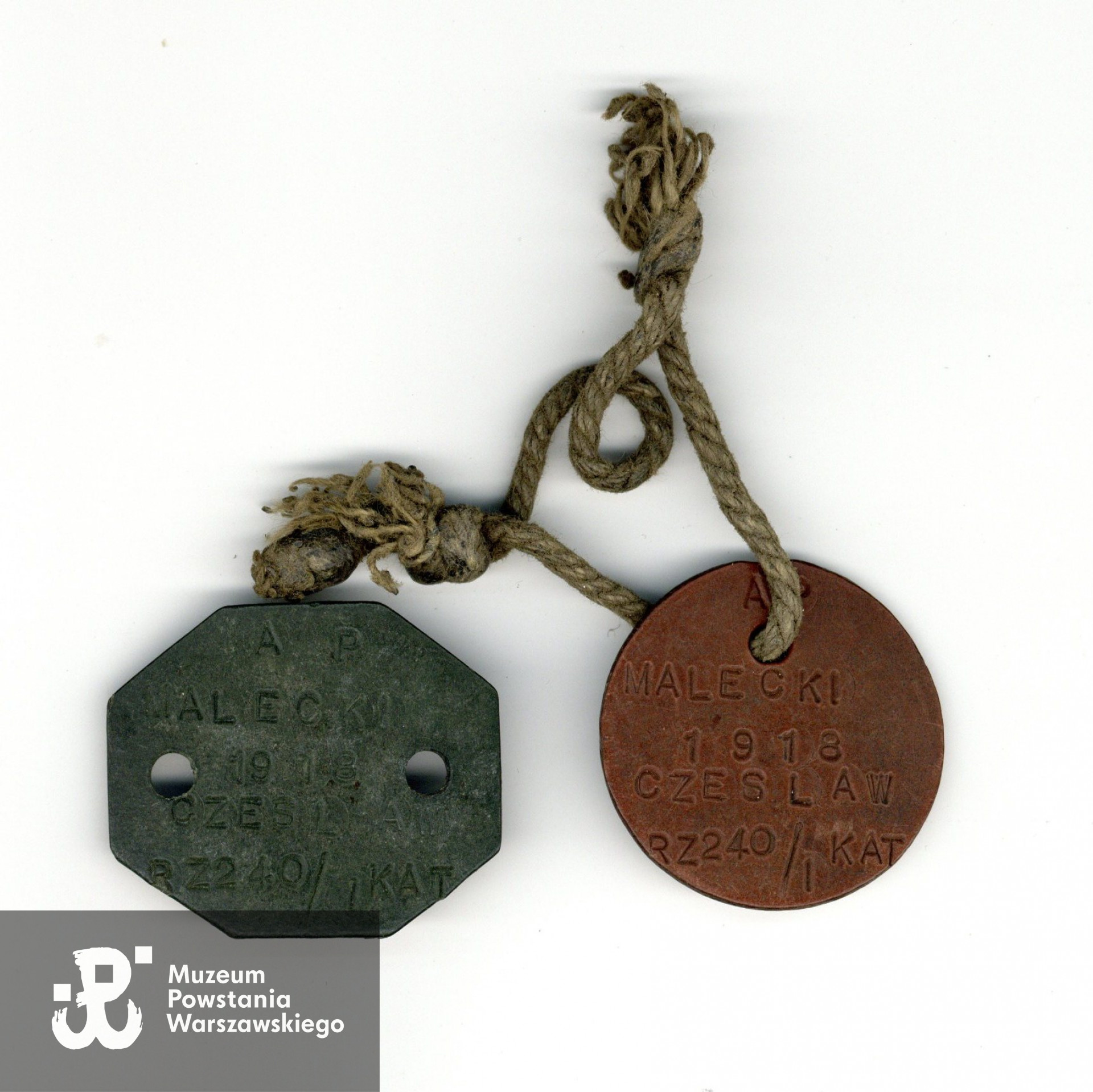 Należący do Czesława Małeckiego nieśmiertelnik Polskich Sił Zbrojnych na Zachodzie