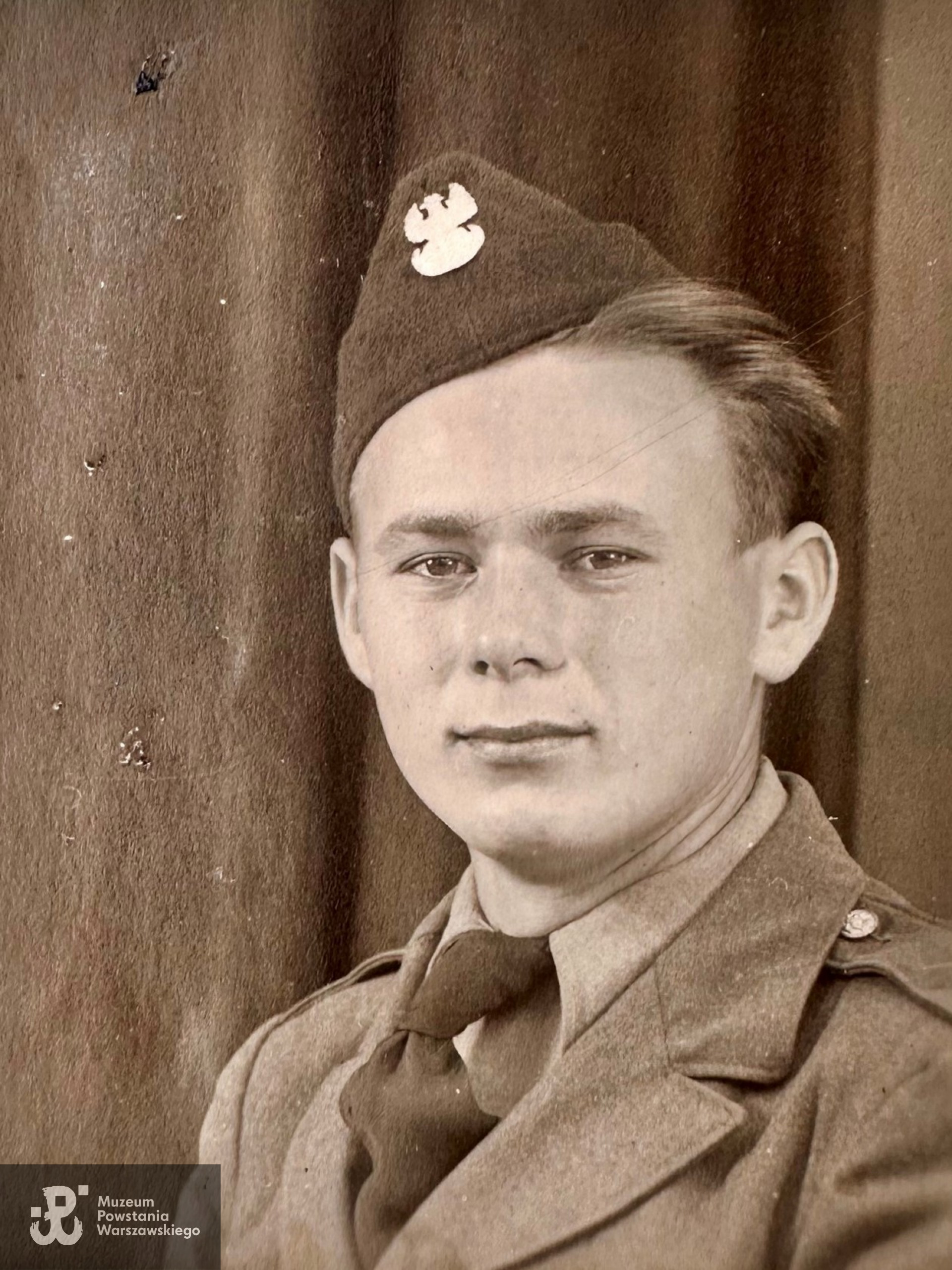 Jan Pachnik "Kruk", zdjęcie wykonane w Niemczech, po wyzwoleniu. Skan ze zbiorów rodzinnych udostępnił p. Wojciech Stawski