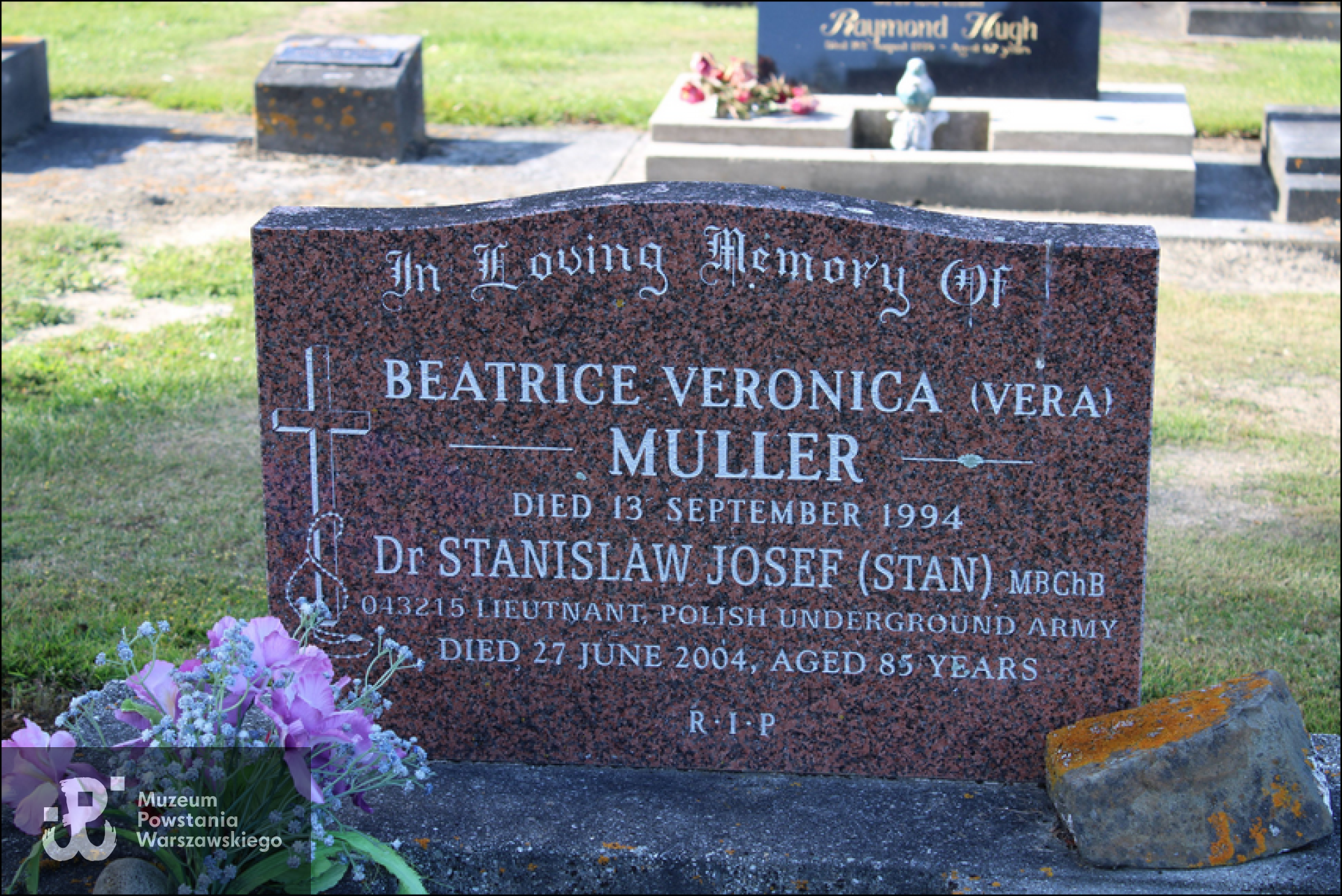 Balclutha Lawn Cemetery - adres: Balclutha, Clutha District,  Otago, New Zealand, źr. https://www.findagrave.com/memorial/226423335/stanislaw-josef-muller