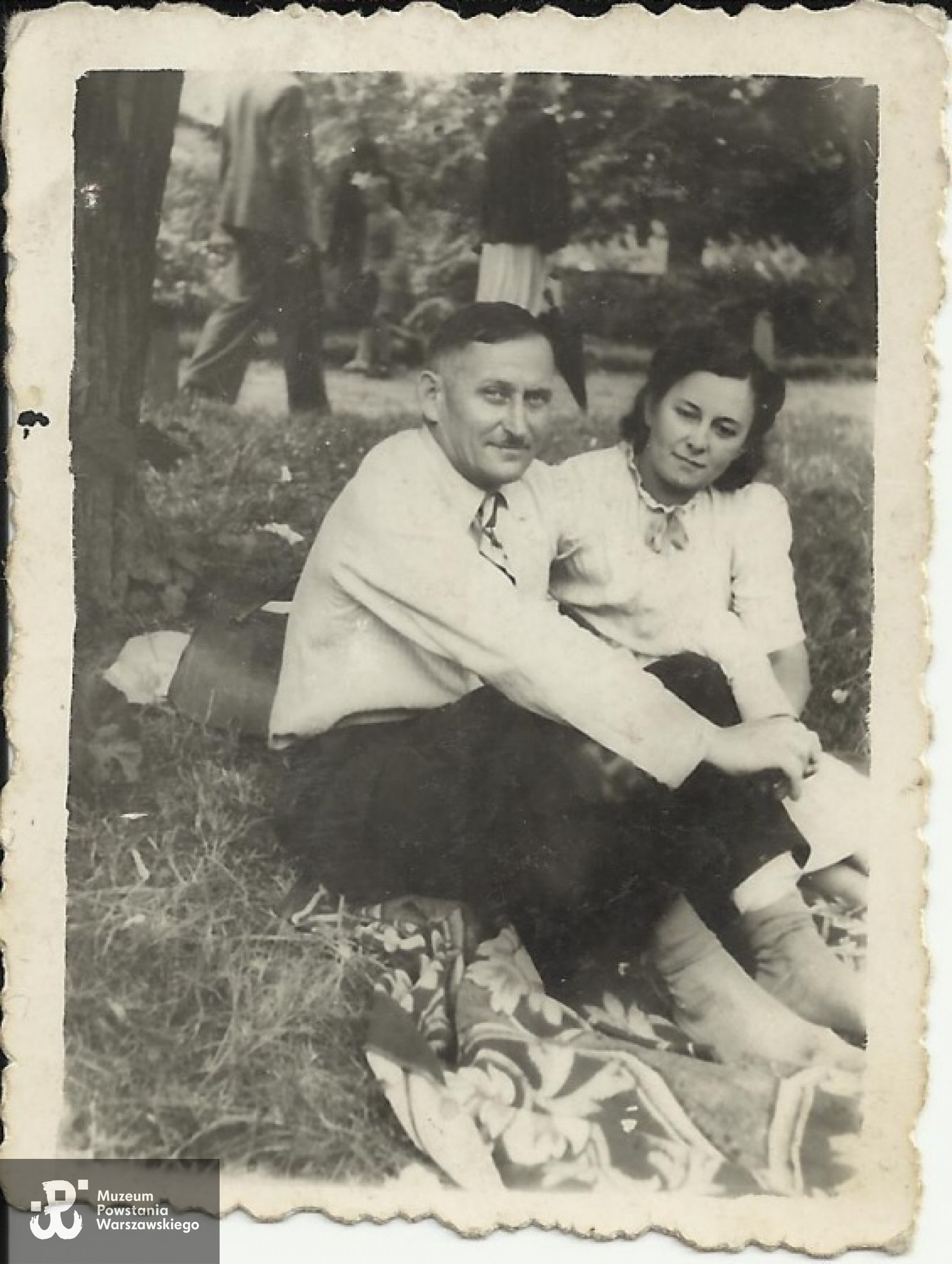 Apolinary Niedzielski z żoną Aleksandrą. Fot. zbiory prywatne