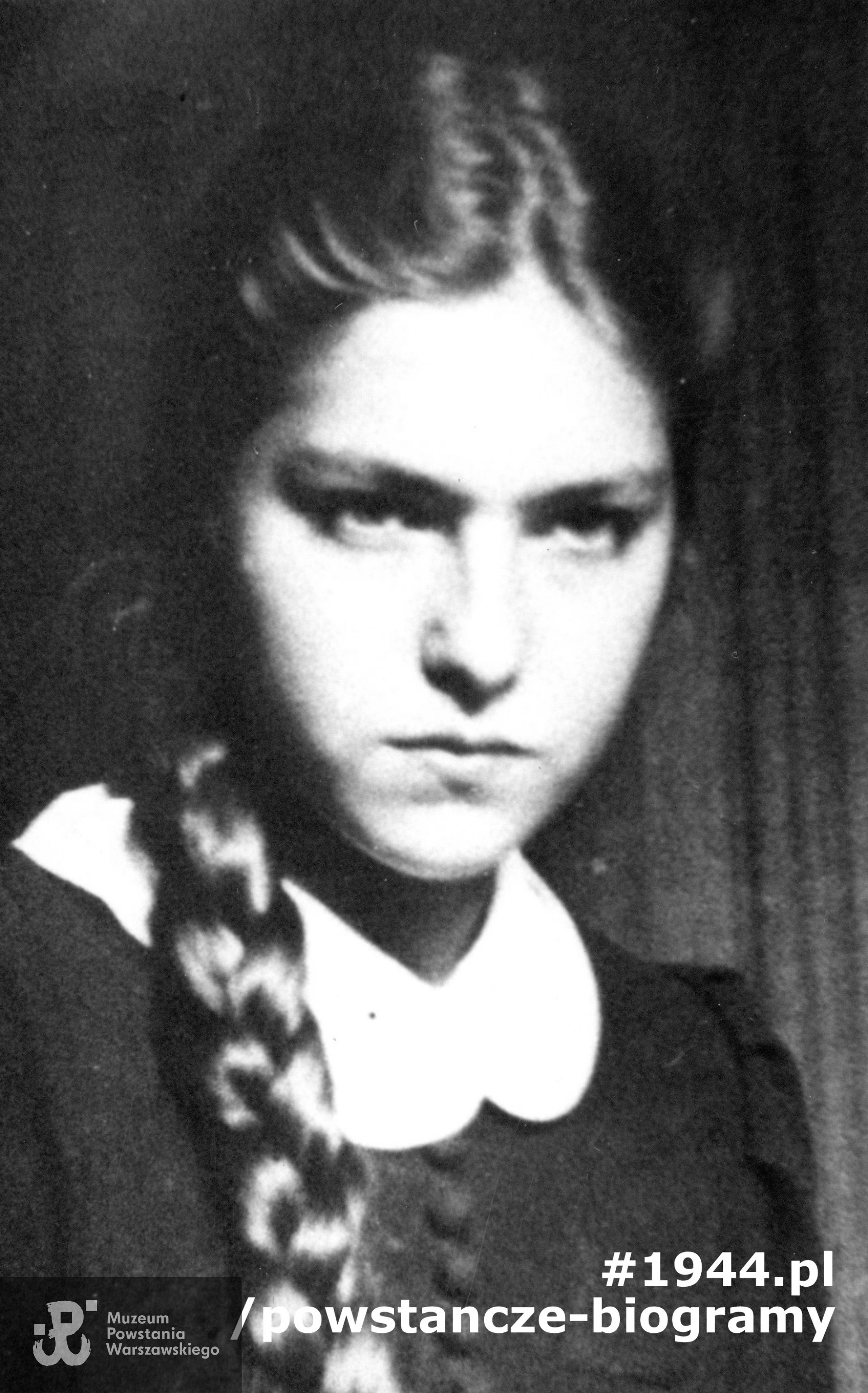 Alina Barbara Wnuk "Alina" (1925-2001). Fot. ze zbiorów Ewy Orlikowskiej - Krasnowolskiej