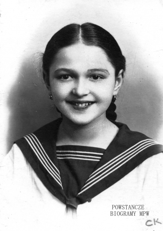 Barbara Wiewiórkowska (1925-1944) Fot. AR MPW