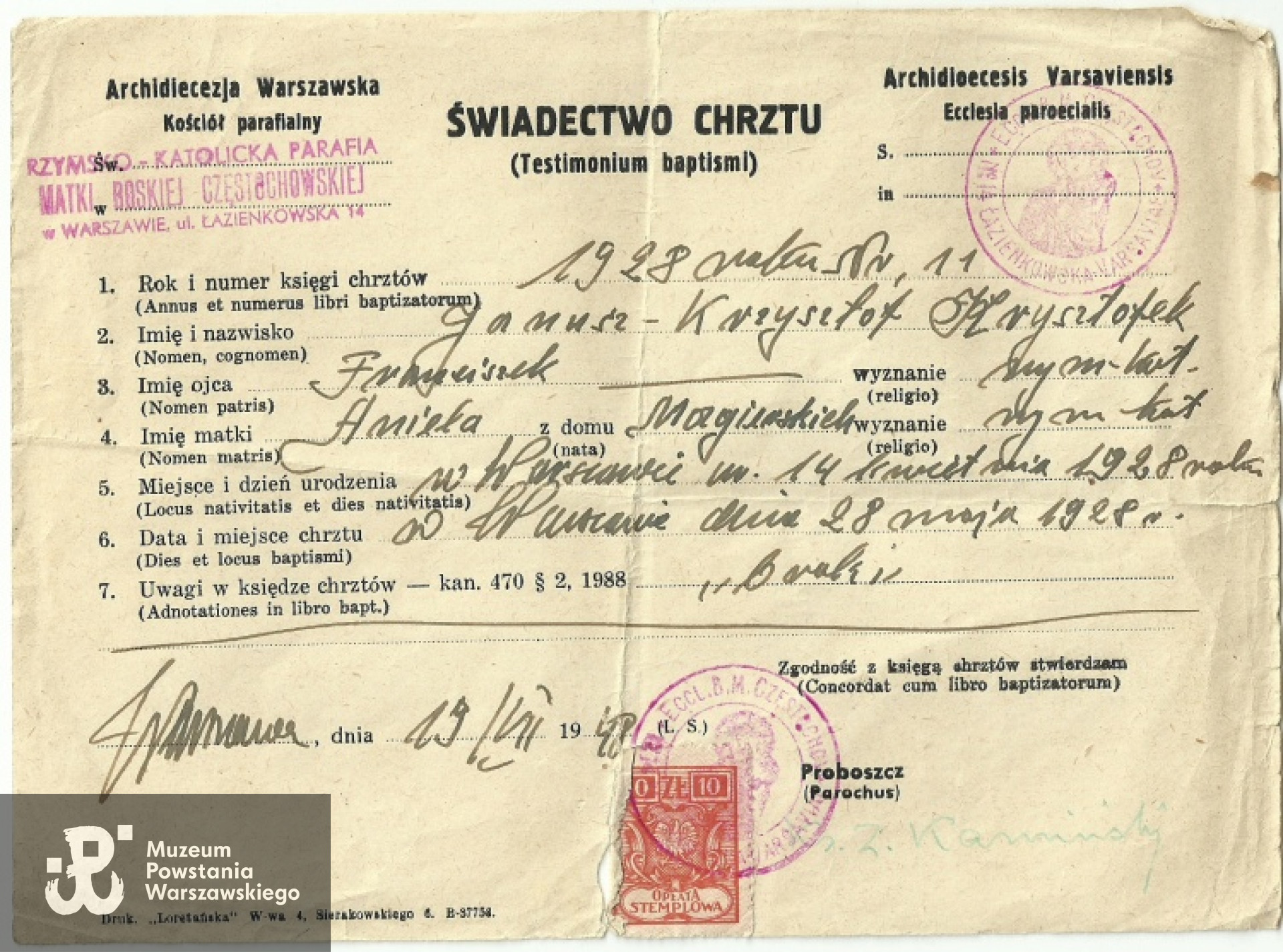 Z archiwum rodzinnego Doroty Kubisz - Butyńskiej