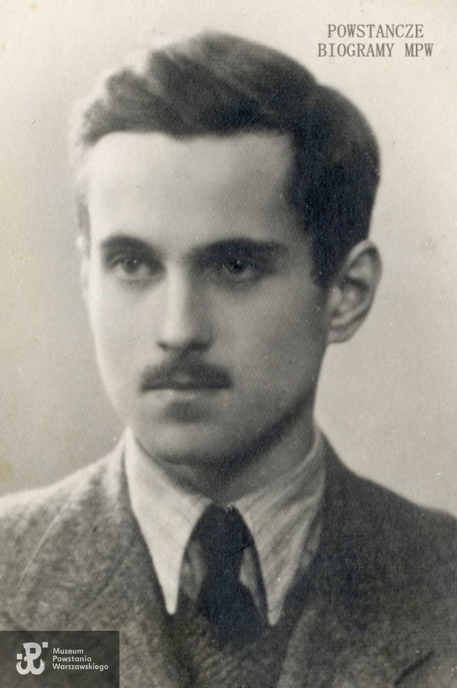 Oskar Sosnowski   (1922-1944) Fot. udostępnione przez p. Adama Trzcińskiego.