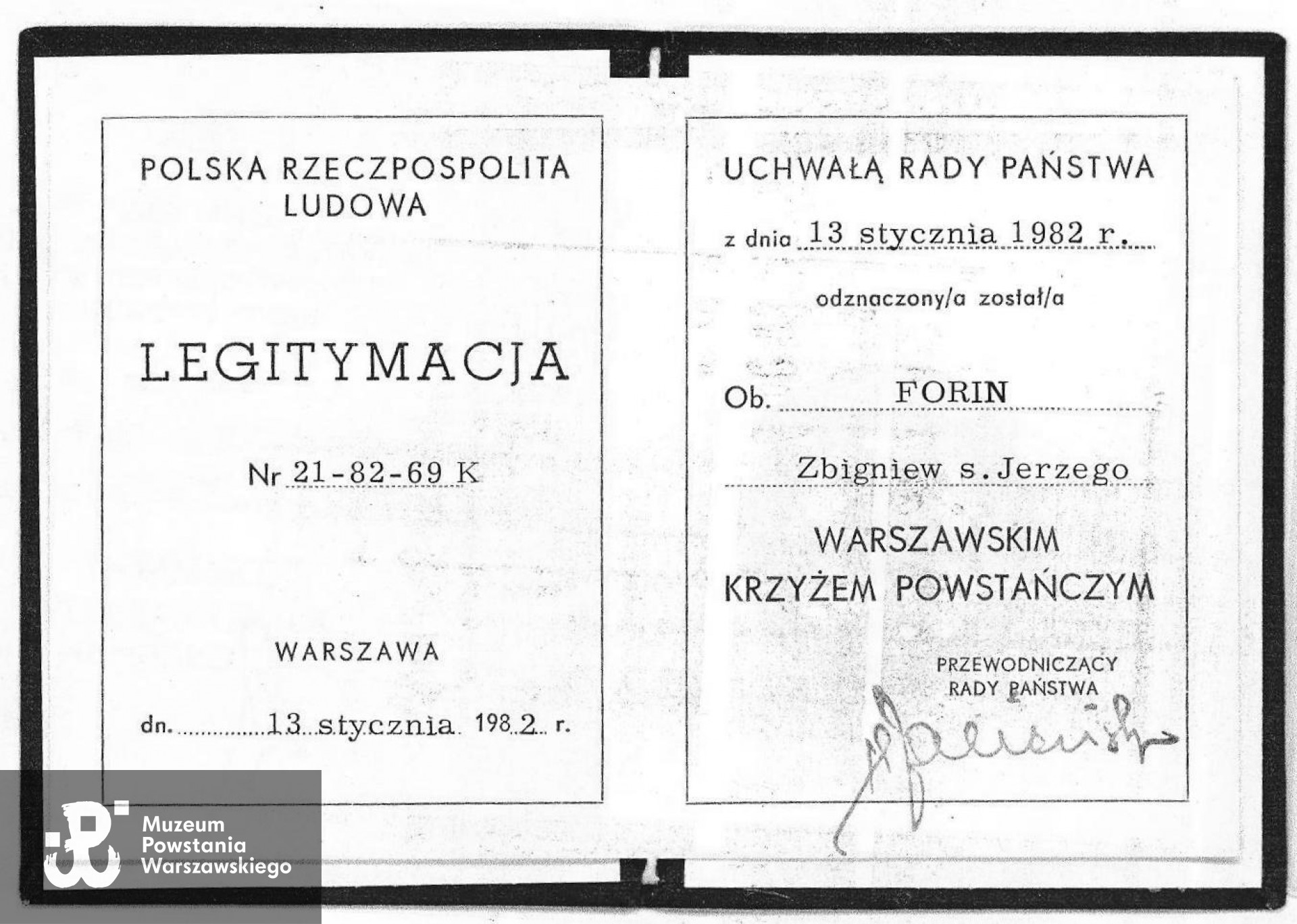 Skan: materiały do Słownika Uczestników PW - zasób Pokoju Kombatanta MPW