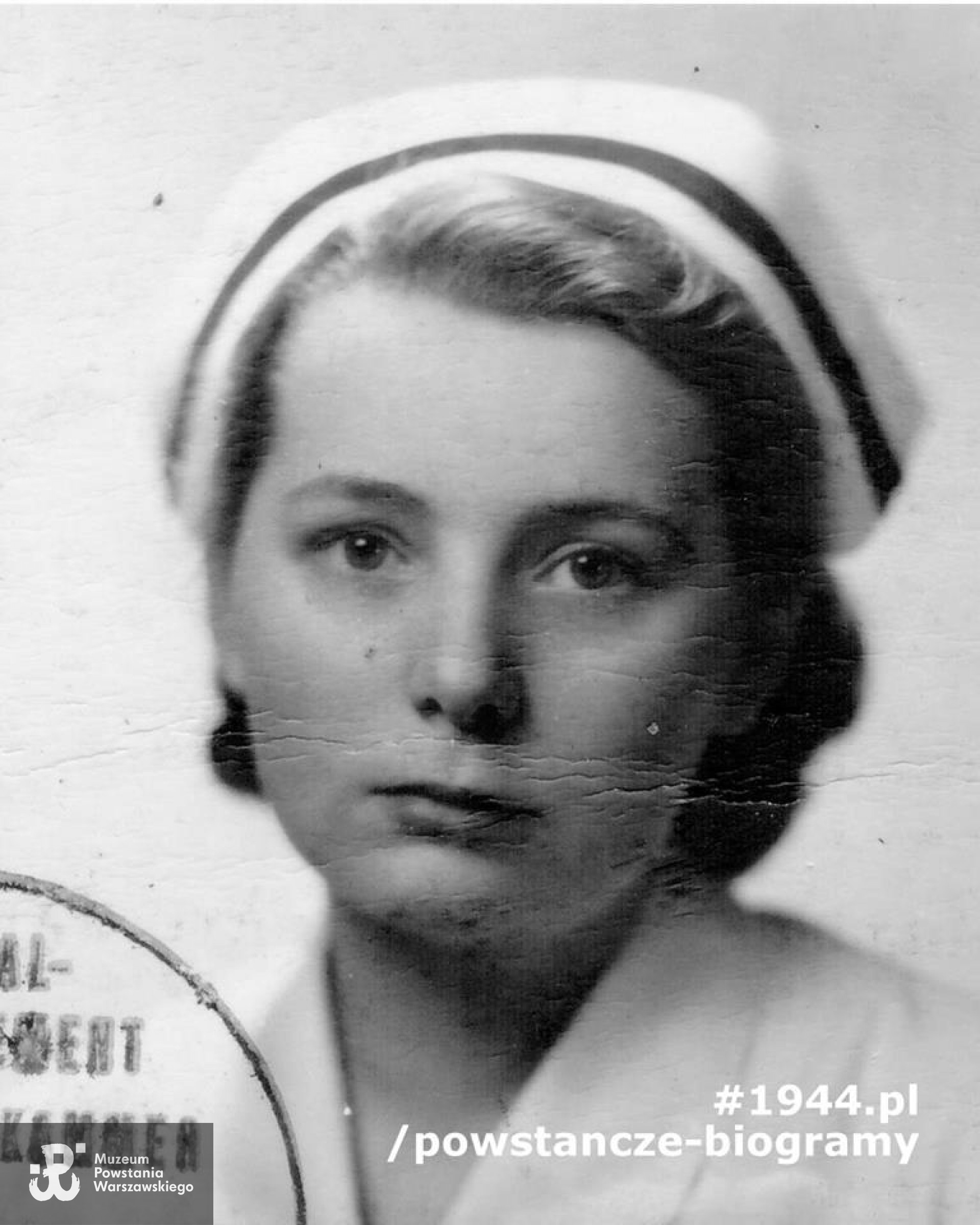 sierż. pchor. Kornelia Perzanowska "Luna" (1921-1996). Ze zbiorów Muzeum Powstania Warszawskiego