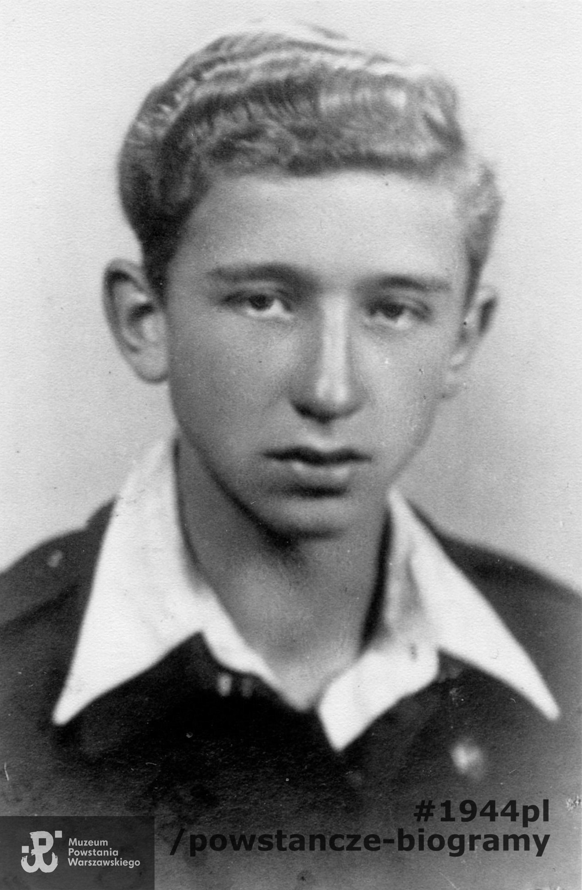 Ireneusz Stefan Susłow "Ryś" (1931-2018). Fot. archiwum prywatne, skan: materiały do Słownika Uczestników PW - Pokój Kombatanta MPW