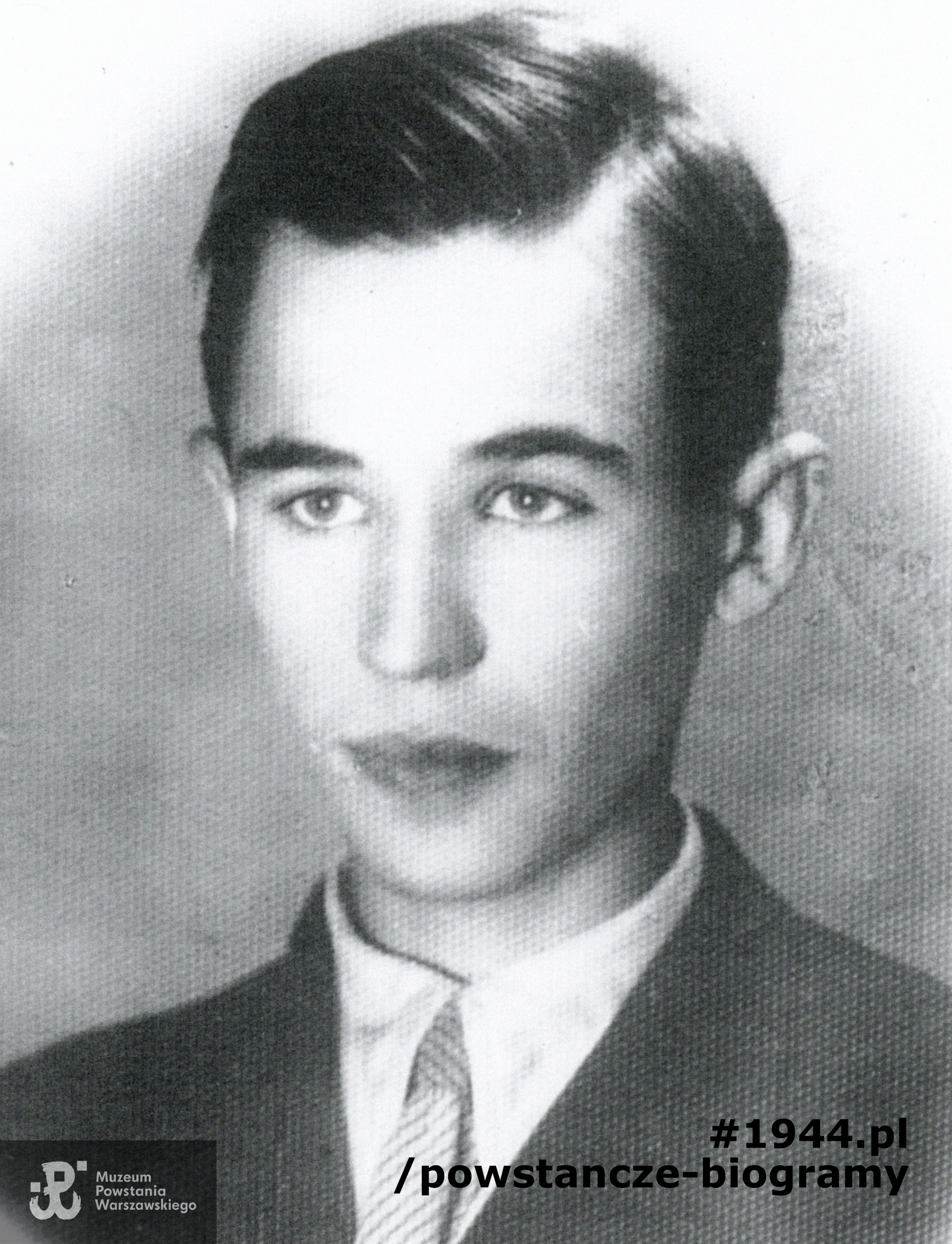 Janusz Wojewódzki  ps. "Mruczek" (1925-1944). Fot. z archiwum rodzinnego udostępnił p. Bolesław Wojewódzki 