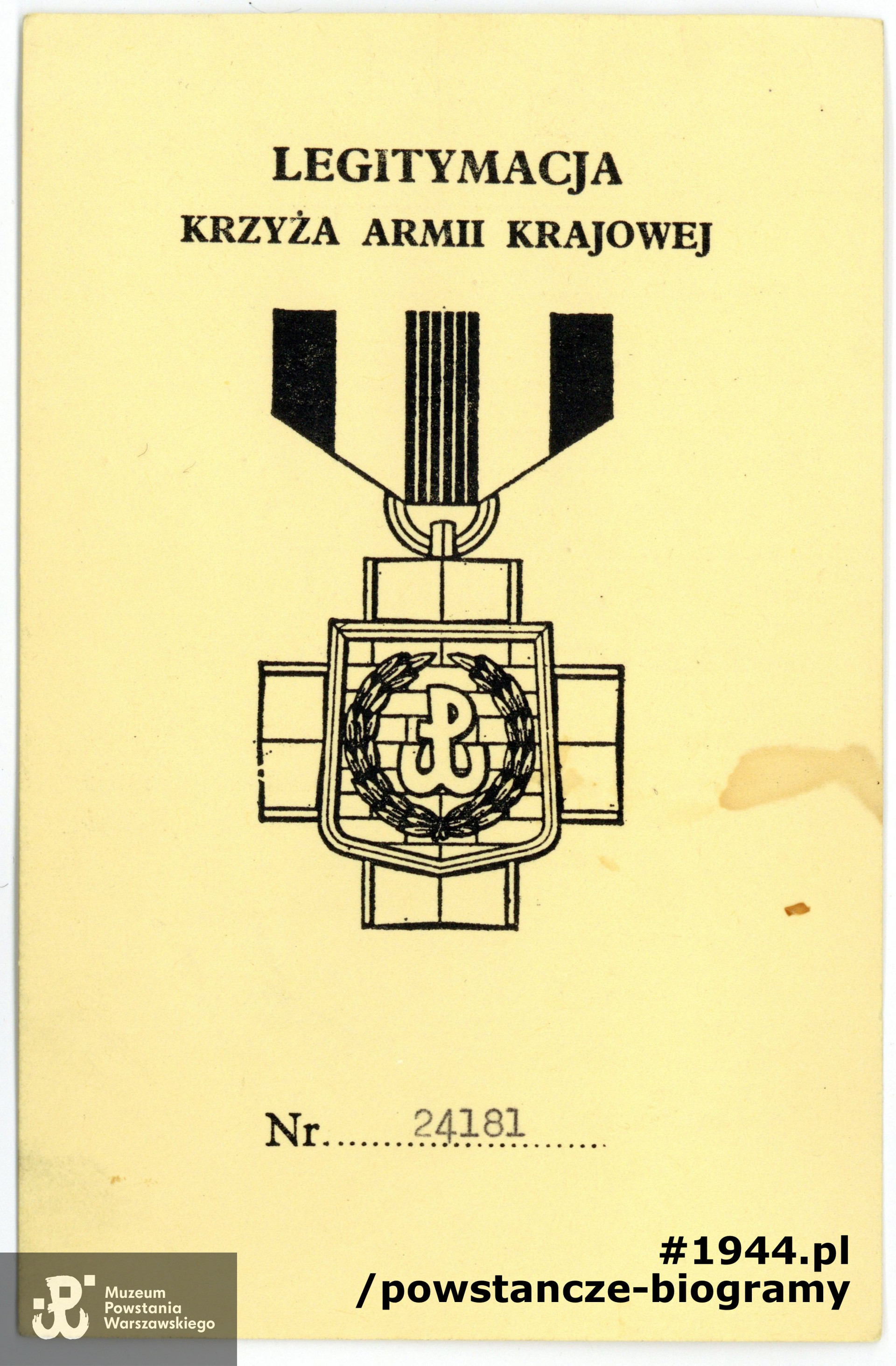 Ze zbiorów Muzeum Powstania Warszawskiego, sygn. P/7926/14