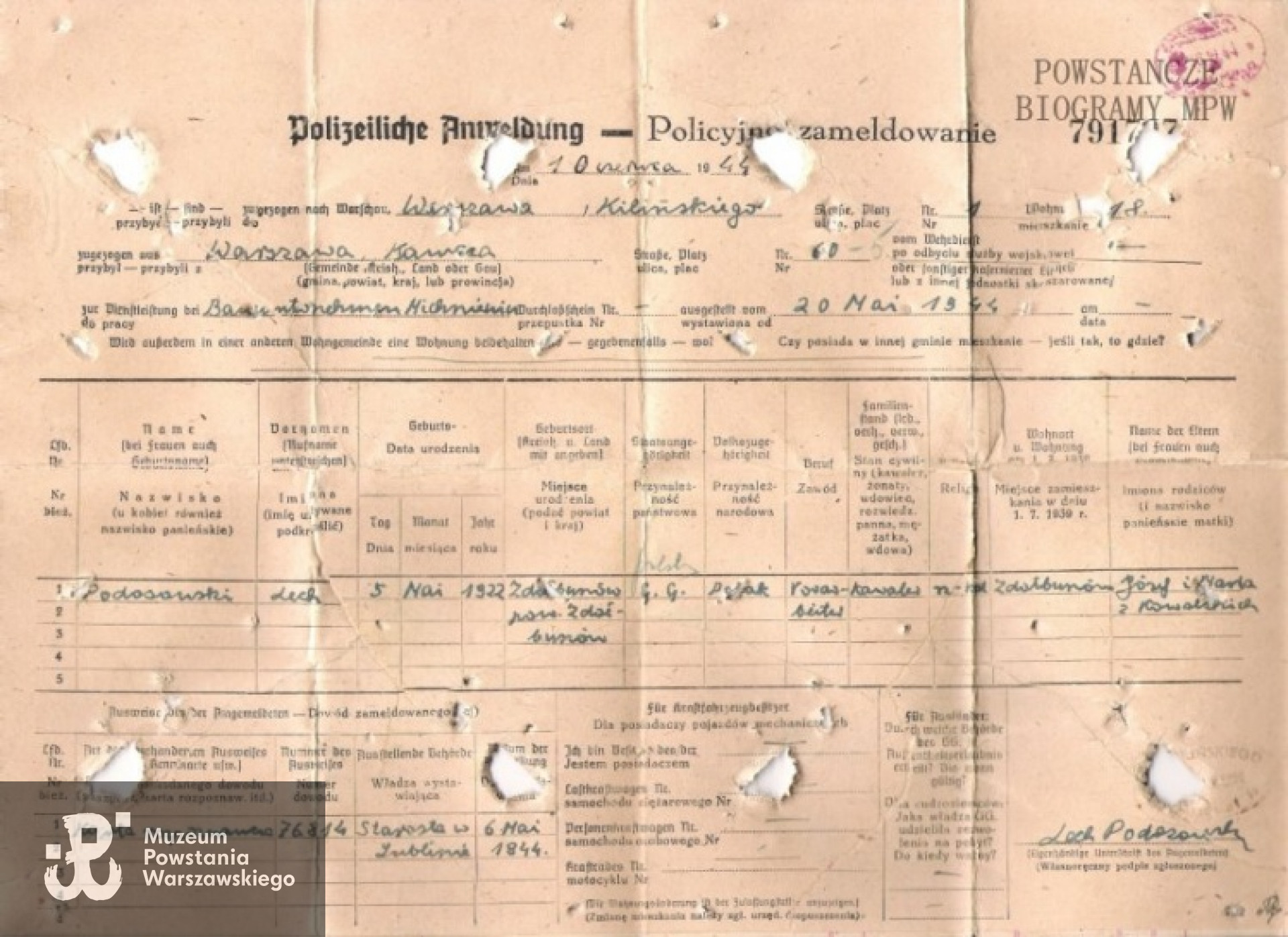 Fot. archiwum rodzinne Marka Cieciury