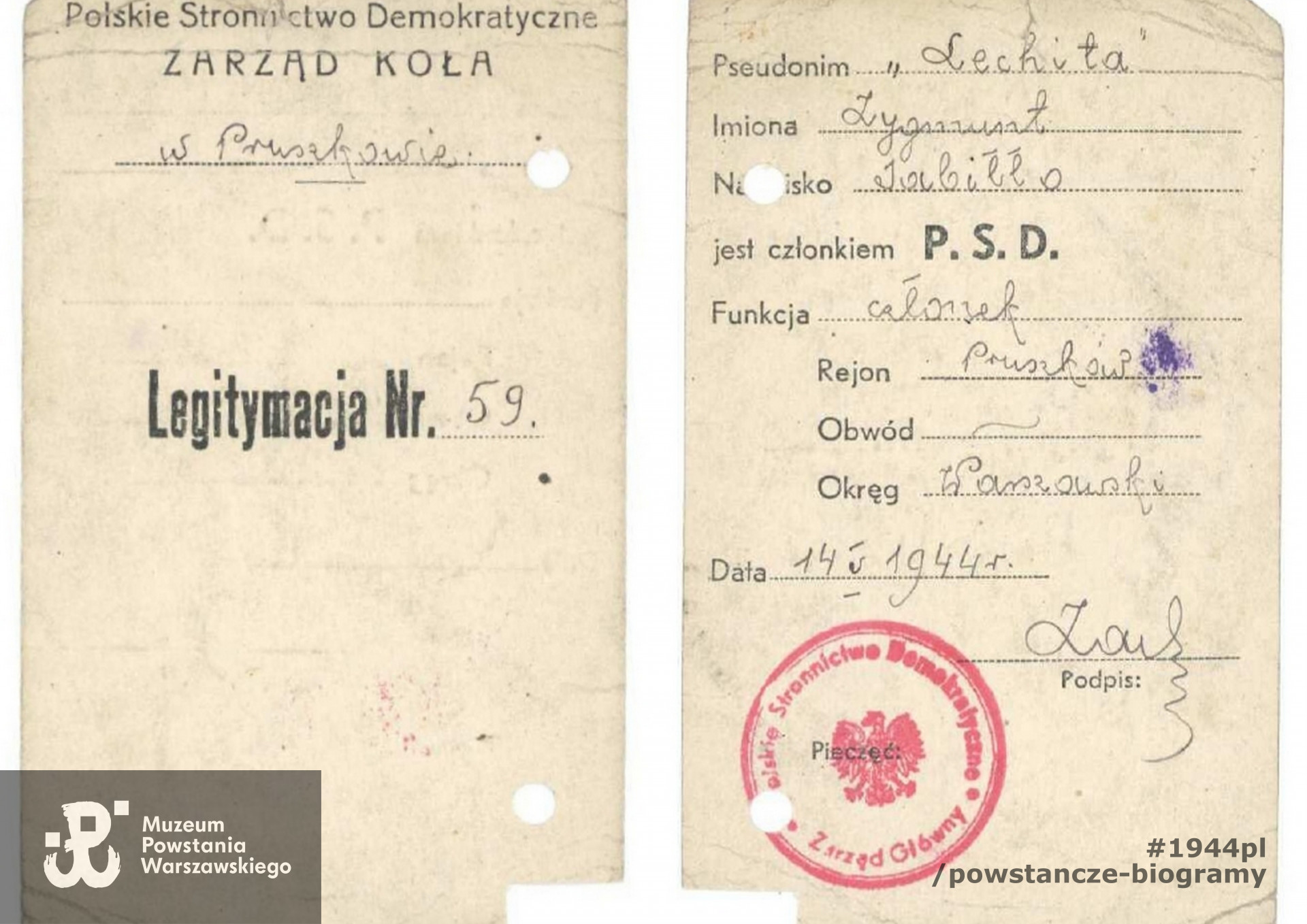 Skany udostępniła p. Marta Sabiłło, archiwum rodzinne