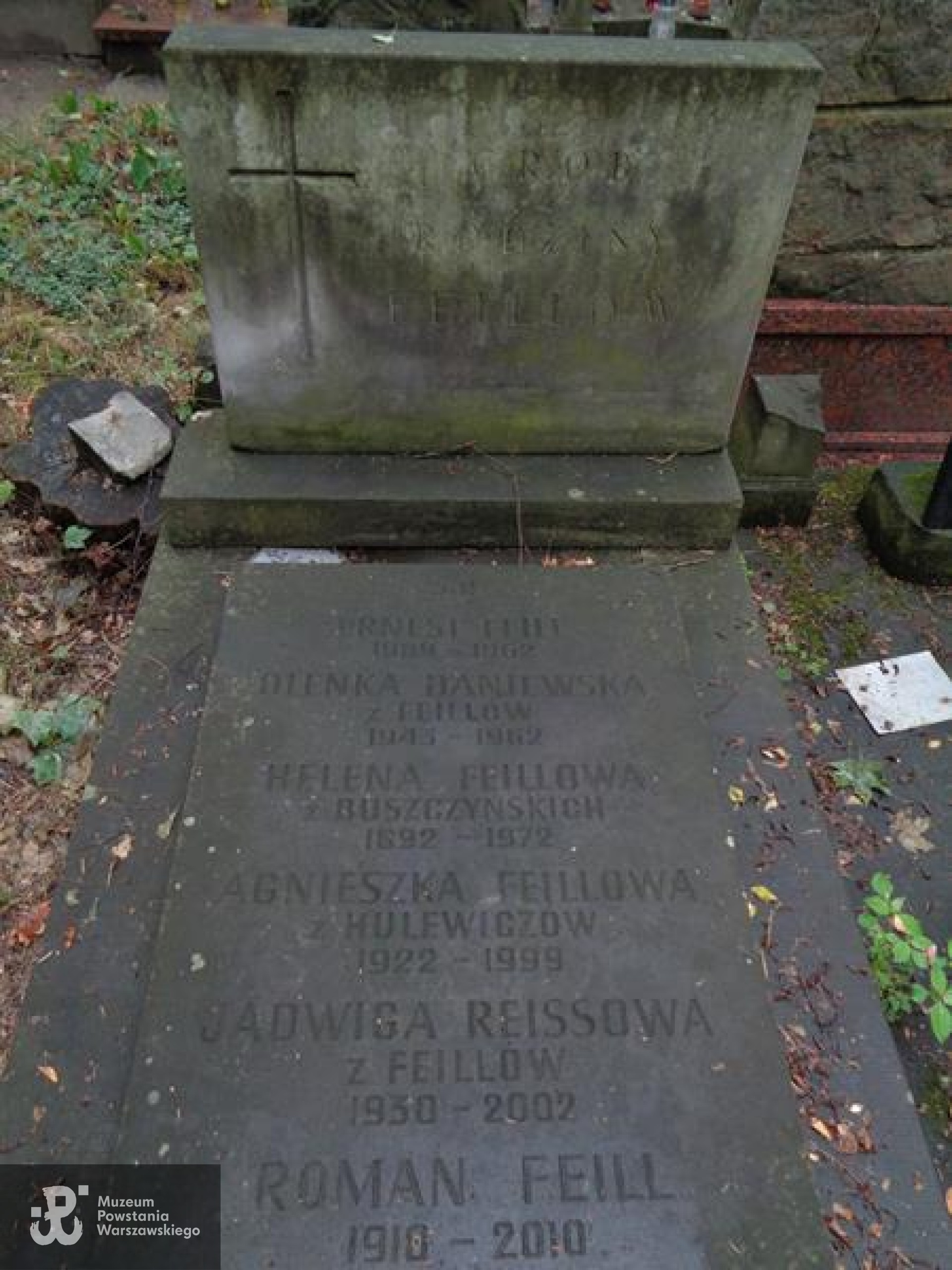 Cmentarz Powązkowski w Warszawie, kwatera 249, rząd 3, grób 2