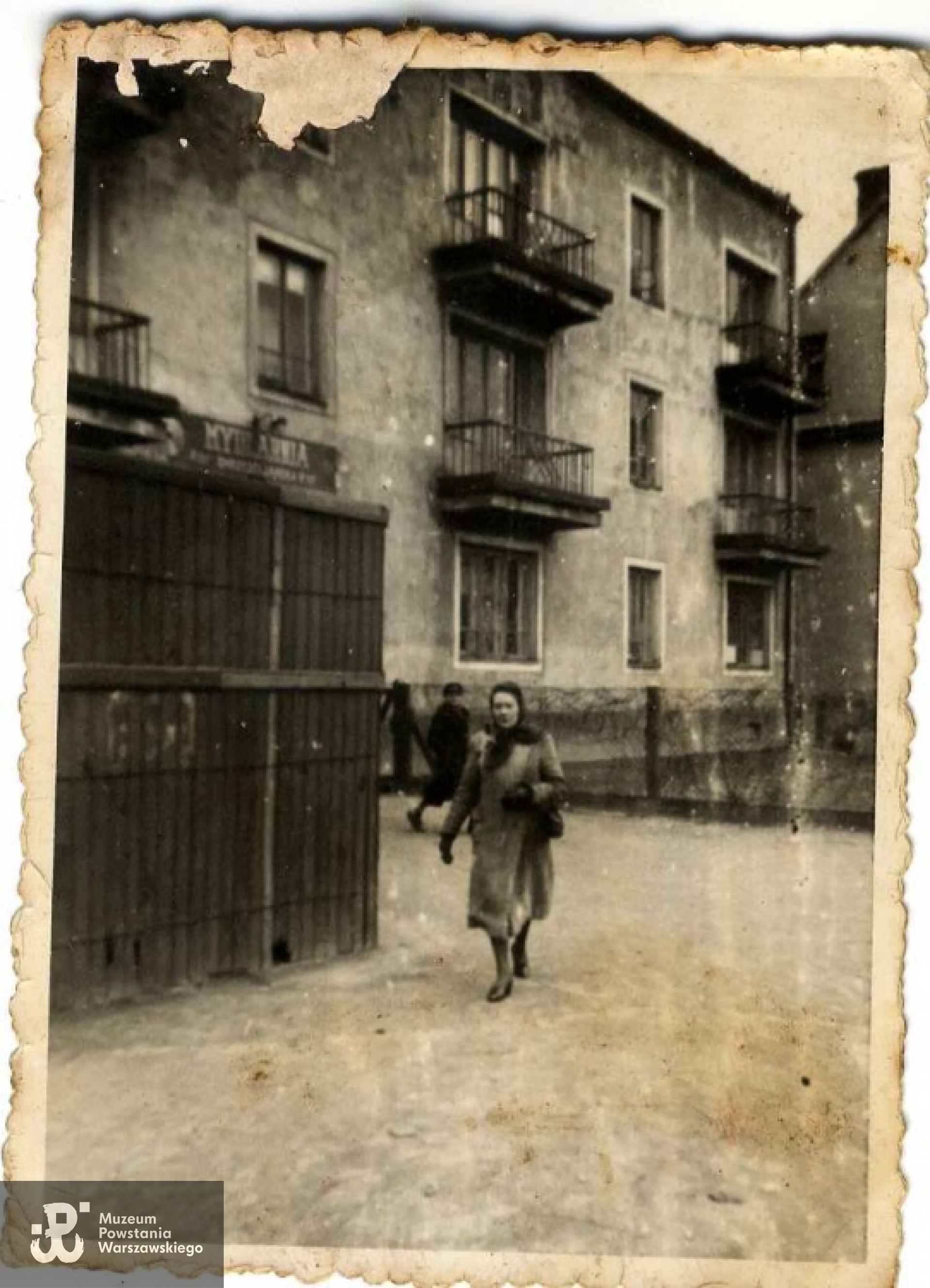 Matka Elżbiety  - Maria na ul. Górczewskiej  127, okupowana Warszawa - 1941 r.