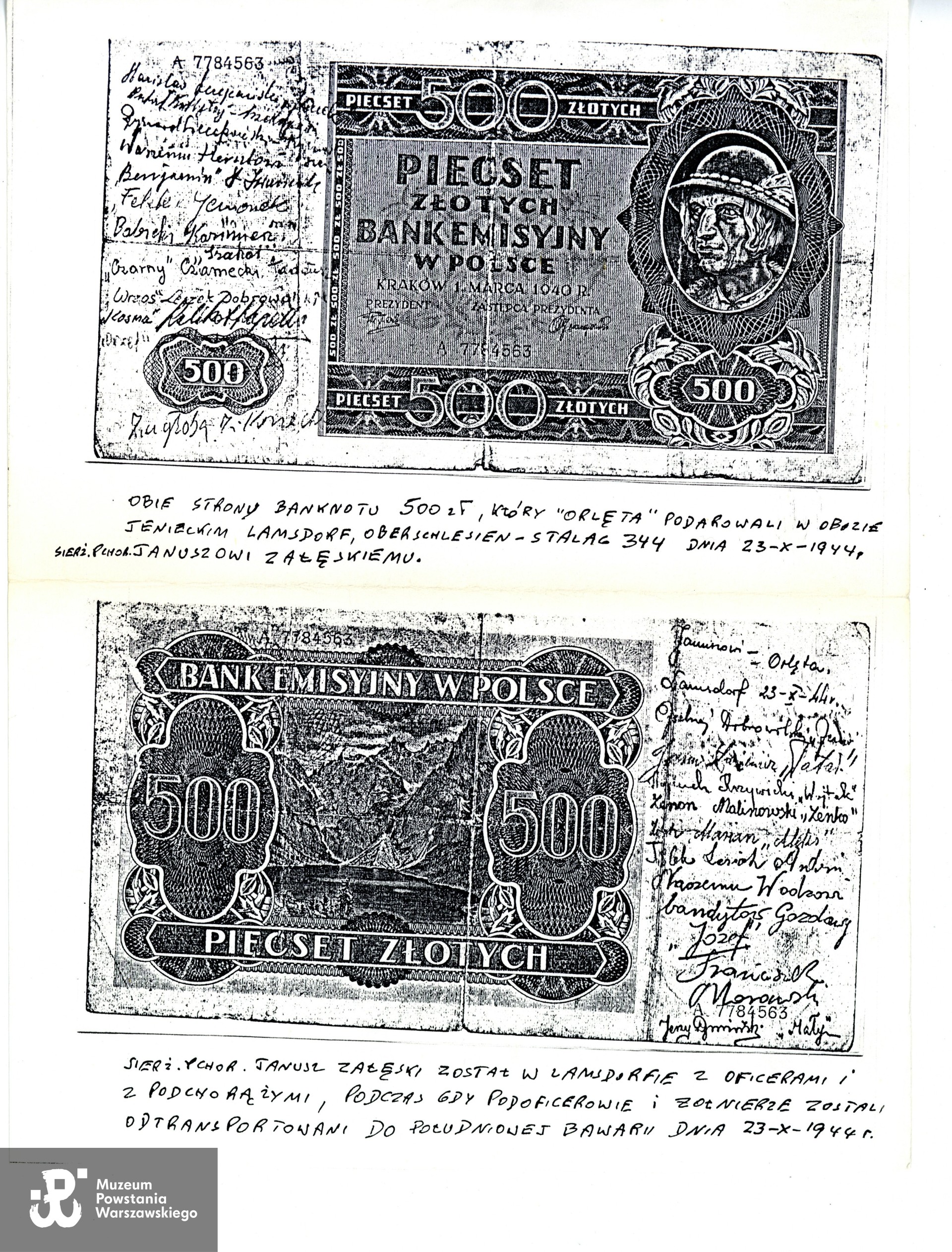 Ze zbiorów rodzinnych p. Ireneusza Dobrowolskiego, syna Powstańca