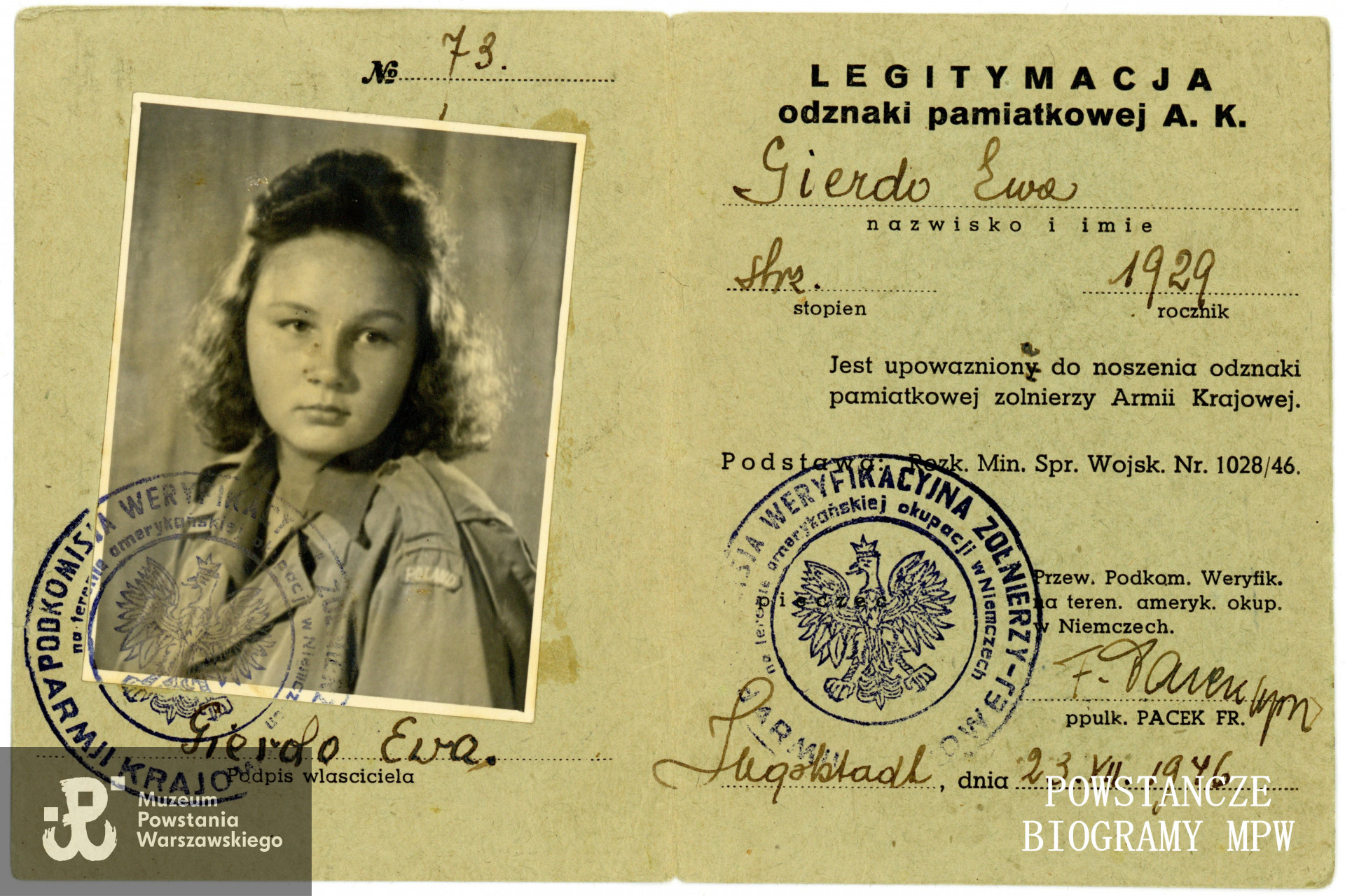 Ze zbiorów Muzeum Powstania Warszawskiego, sygn. P/8224