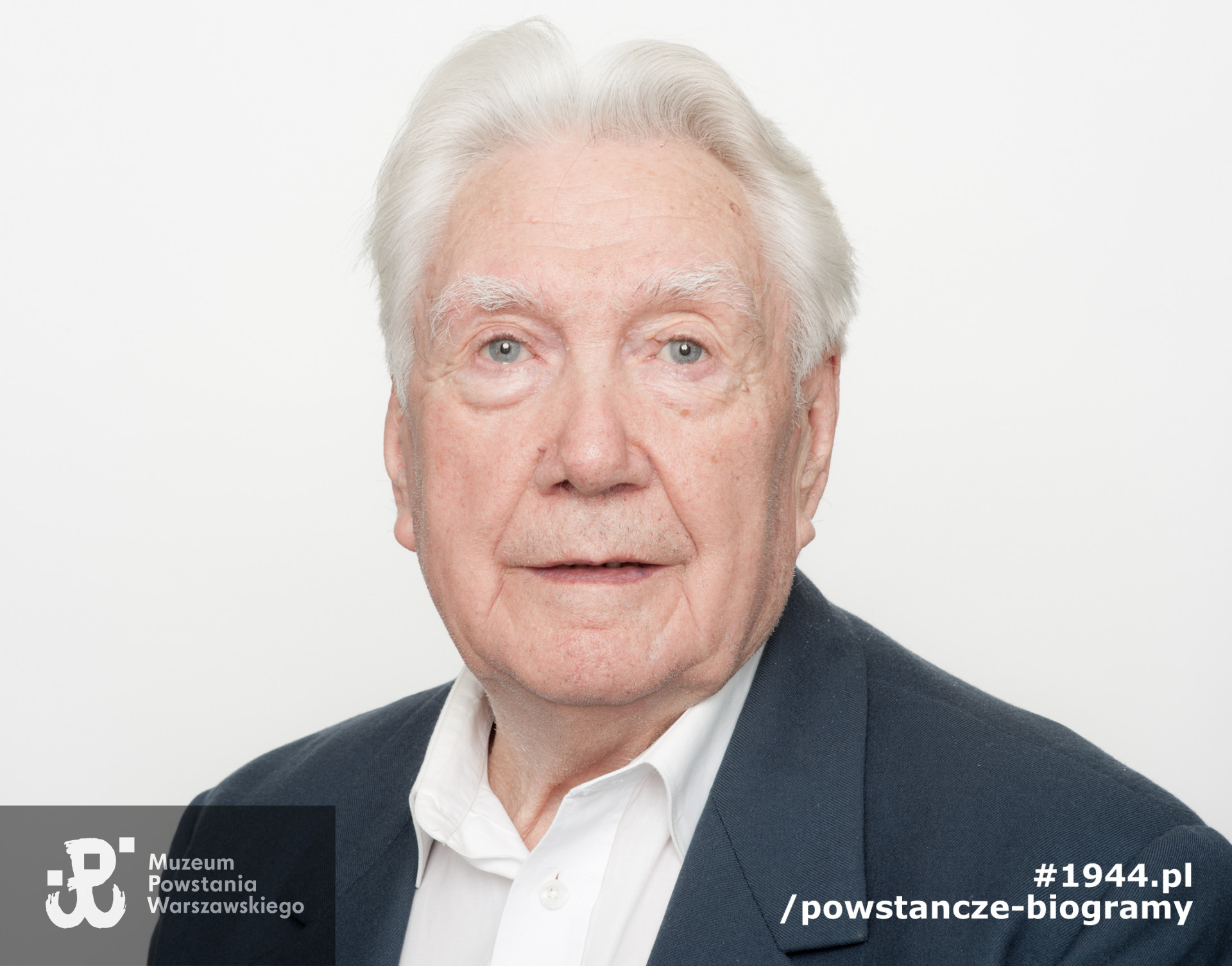 Zdjęcie z serii portretów Powstańców Warszawskich wykonanych w ramach projektu "1944/70/2014" realizowanego przez grupę WWPHOTO dla uczczenia 70. rocznicy wybuchu Powstania Warszawskiego. Muzeum Powstania Warszawskiego, 22.07-04.08 2013.