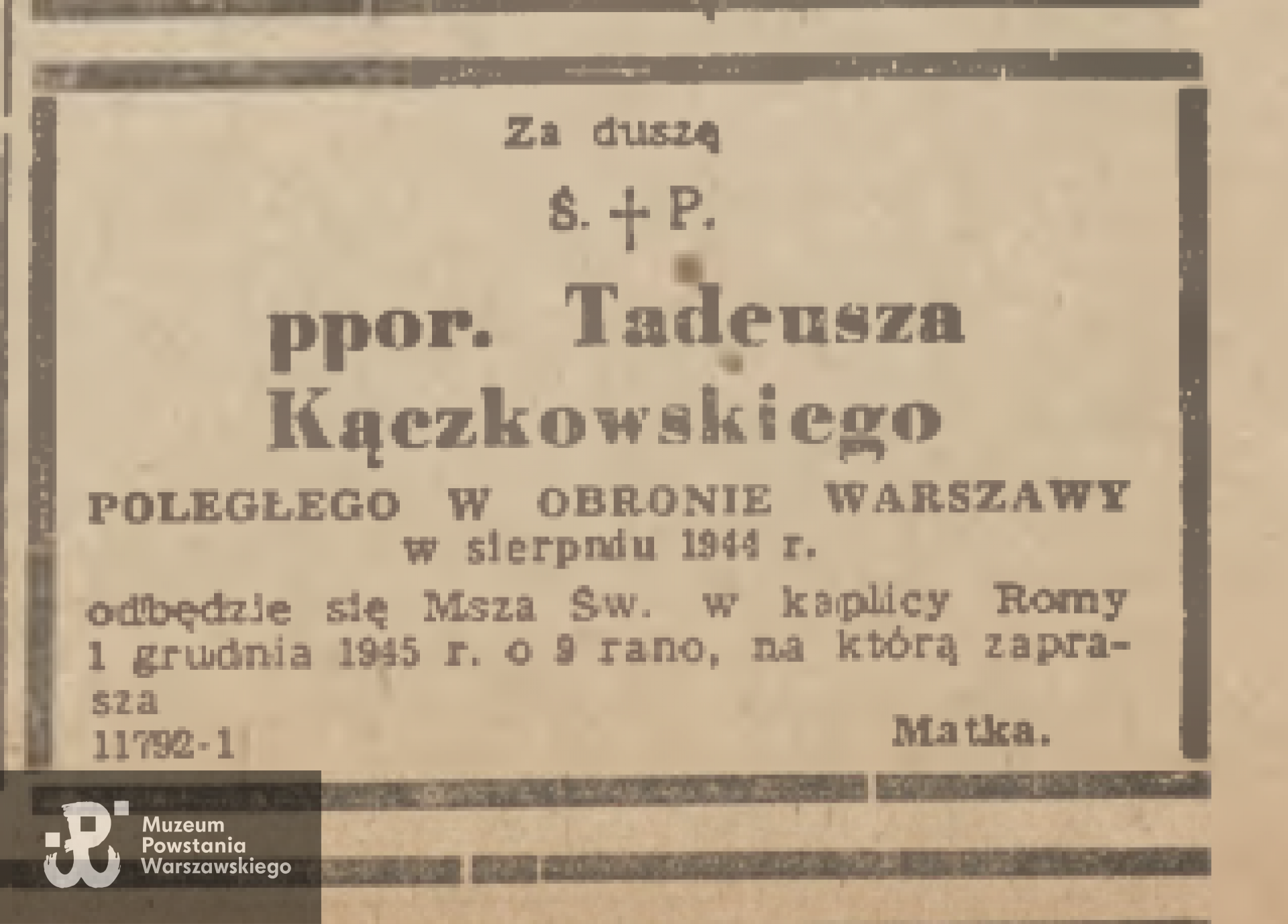 Życie Warszawy, nr 324 (393) z 23.11.1945 roku, s. 4