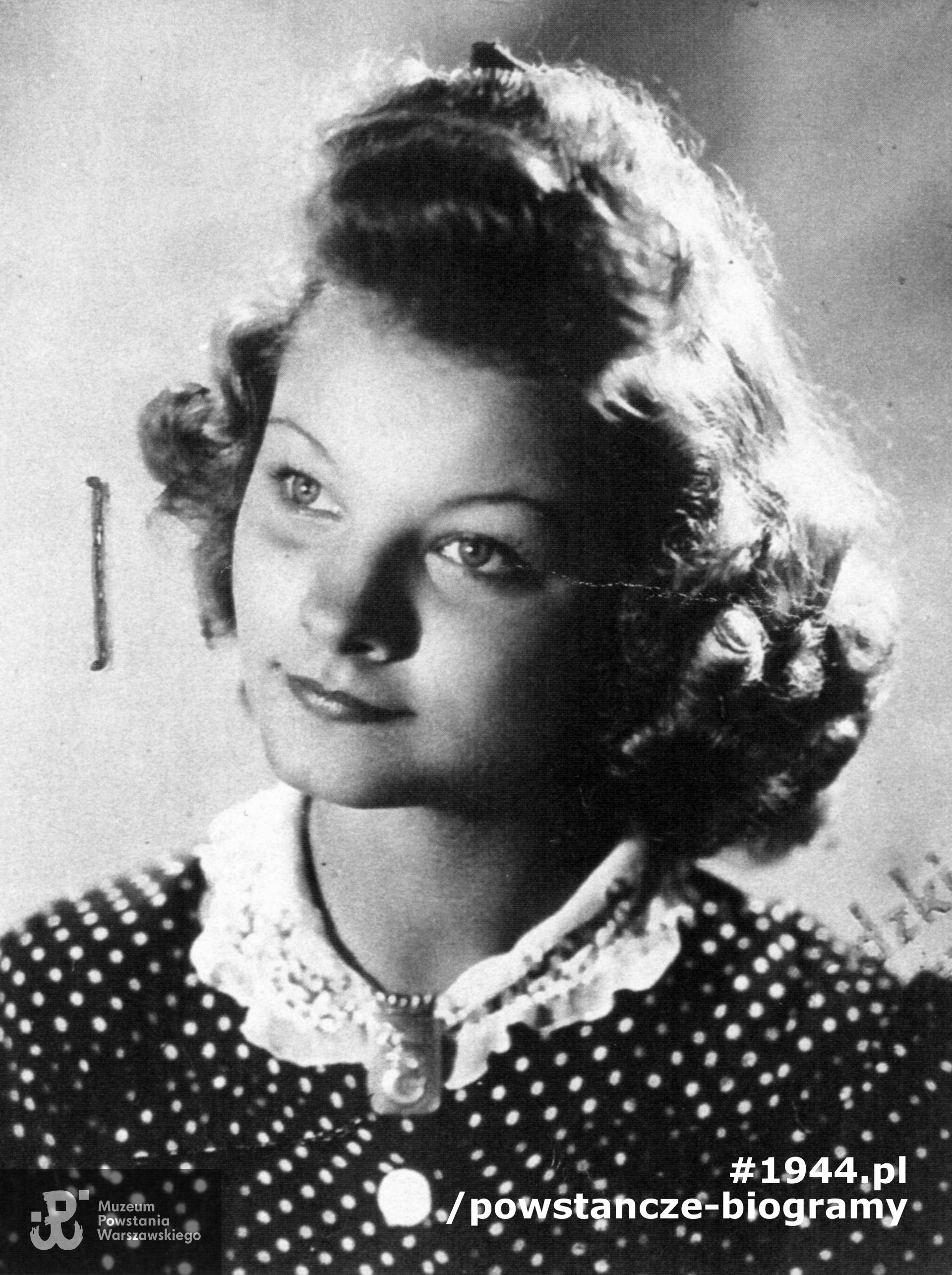 Mirosława Santor "Mika", "Urszula" (1926-2004). Fot. ze zbiorów Muzeum Powstania Warszawskiego, sygn. P/6475