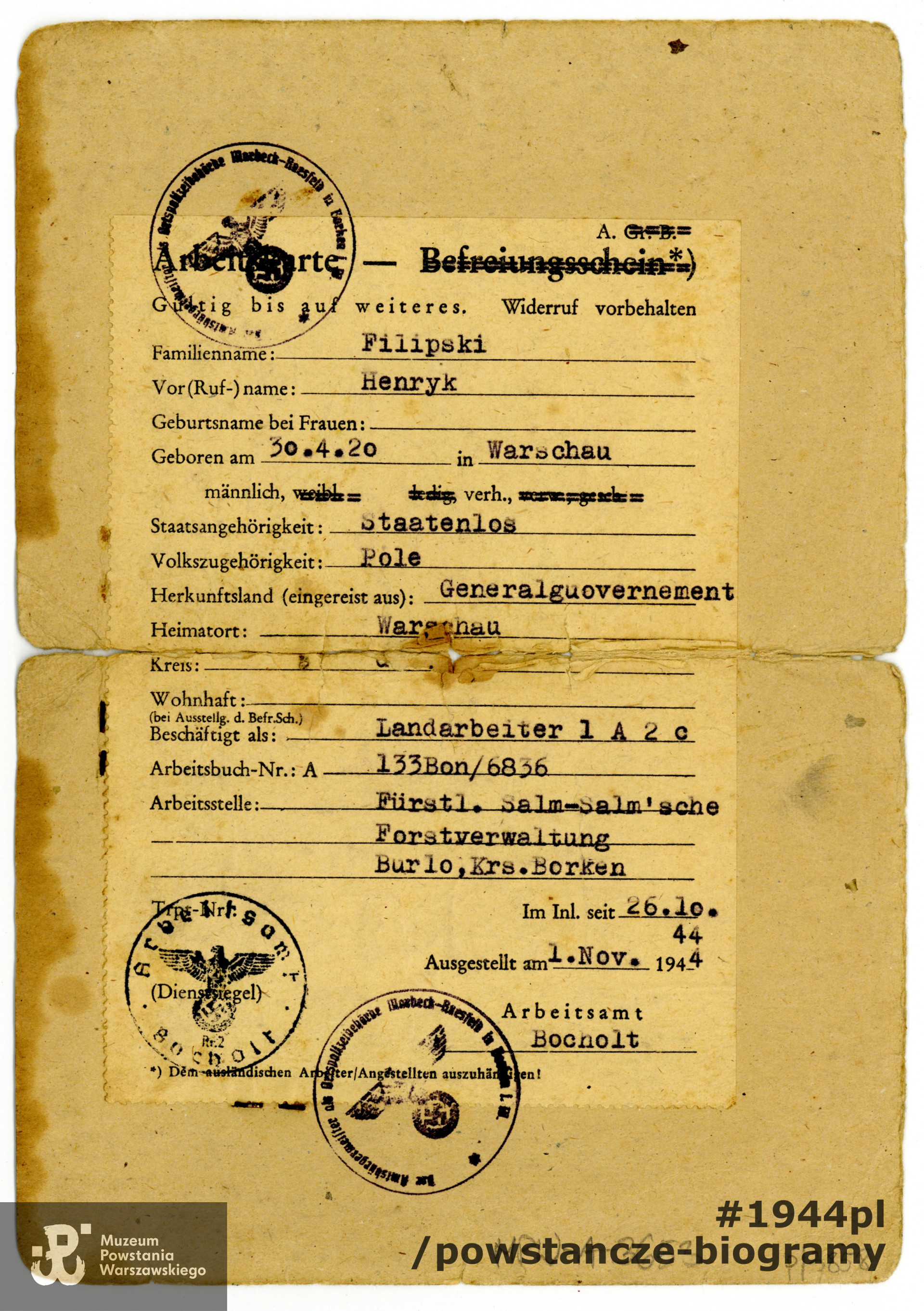 Ze zbiorów Muzeum Powstania Warszawskiego