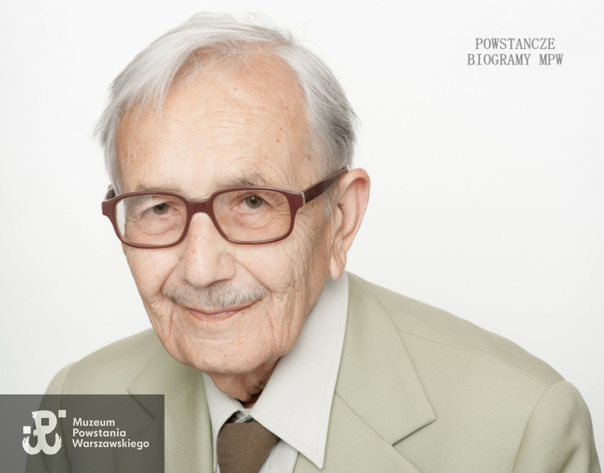 Zdjęcie z serii portretów Powstańców Warszawskich w ramach projektu "1944/70/2014" realizowanego przez grupę WWPHOTO dla uczczenia 70 rocznicy wybuchu Powstania Warszawskiego. Muzeum Powstania Warszawskiego, 22.07-04.08 2013.