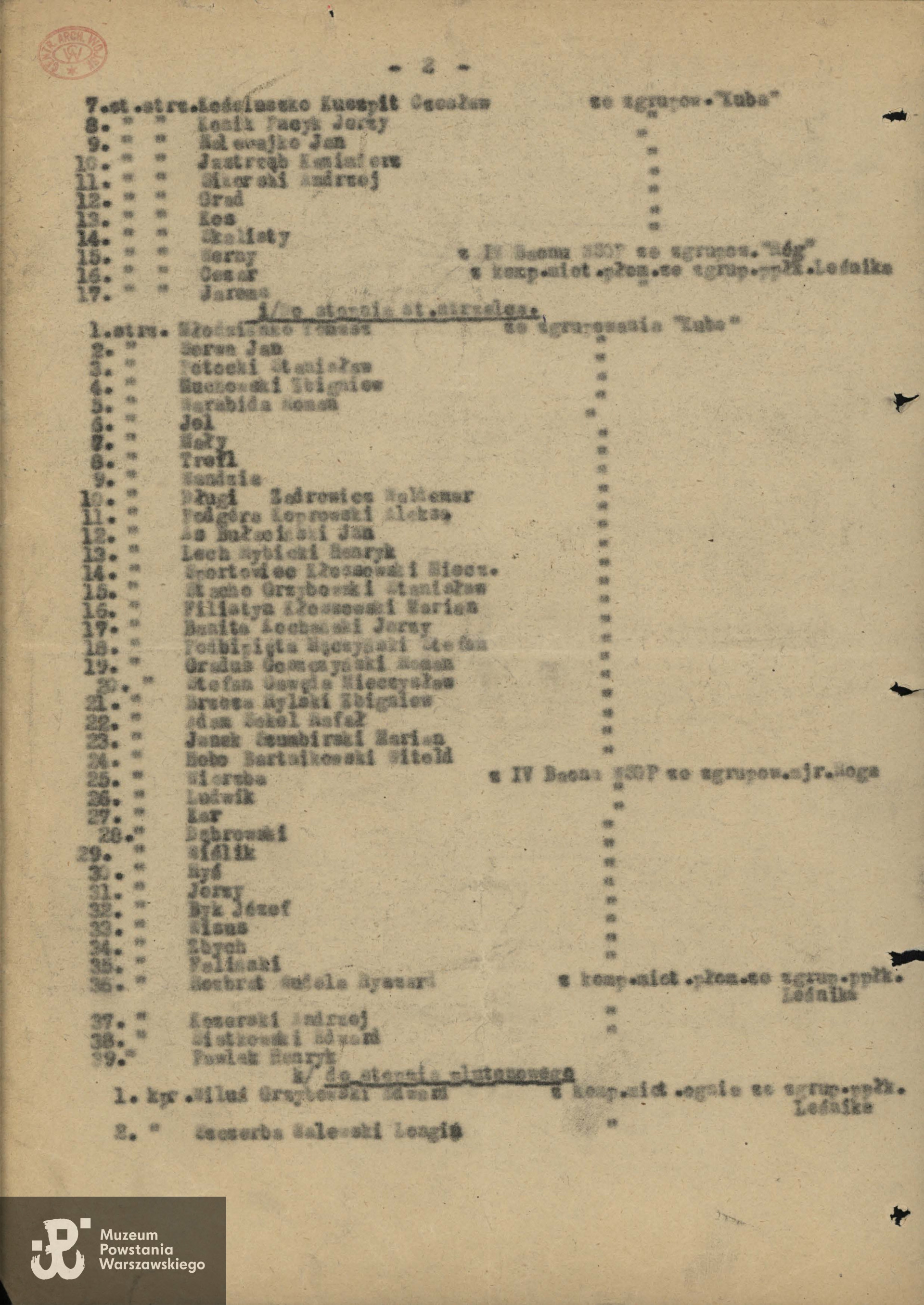 Wniosek awansowy  d-cy Grupy "Północ” nr 18 z 28.08.1944 r.  str. 2