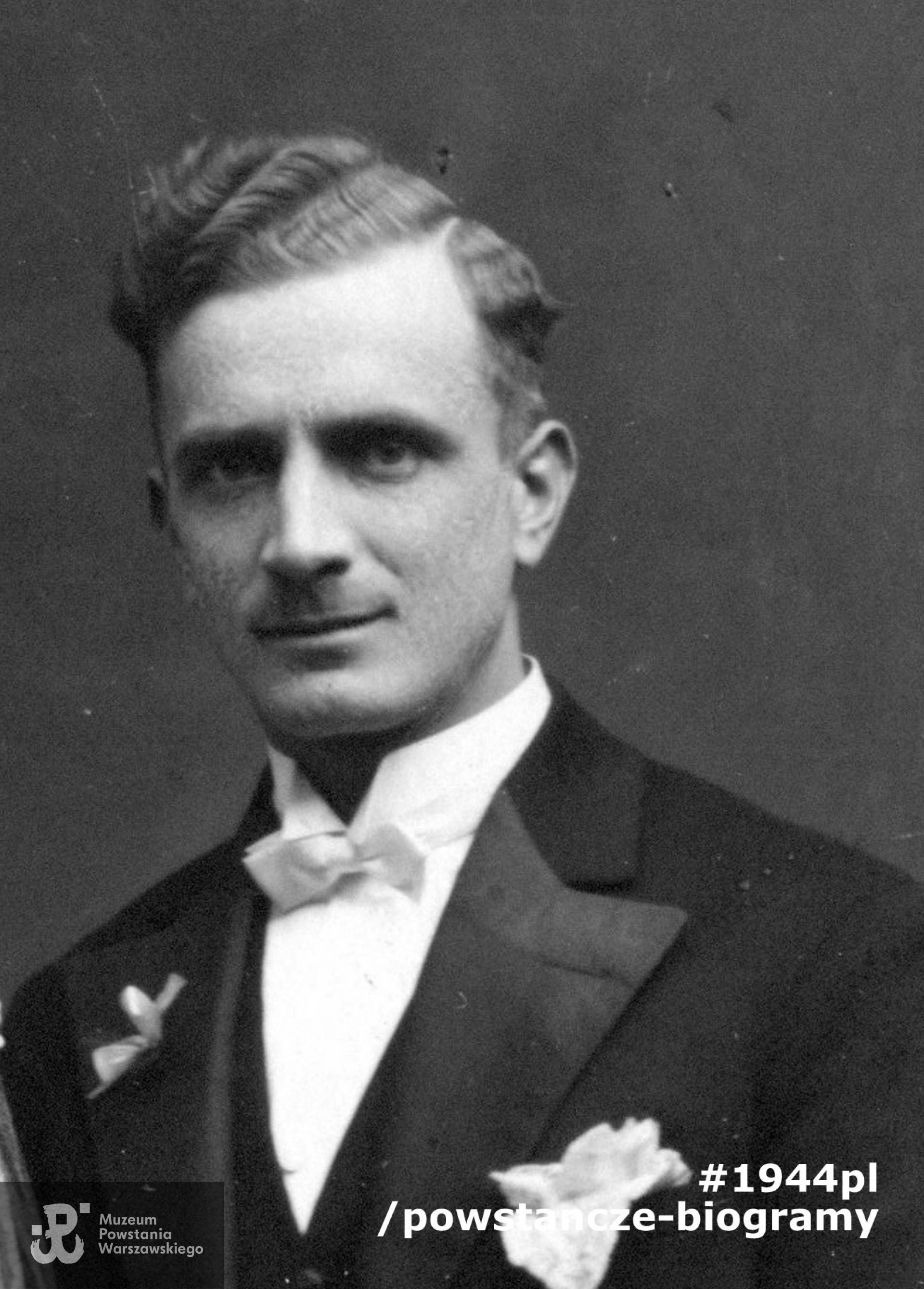 Fragment fotografii ślubnej. Fot. ze zbiorów Muzeum Powstania Warszawskiego, sygn. P/6195, dar p. Hanny Czarkowskiej